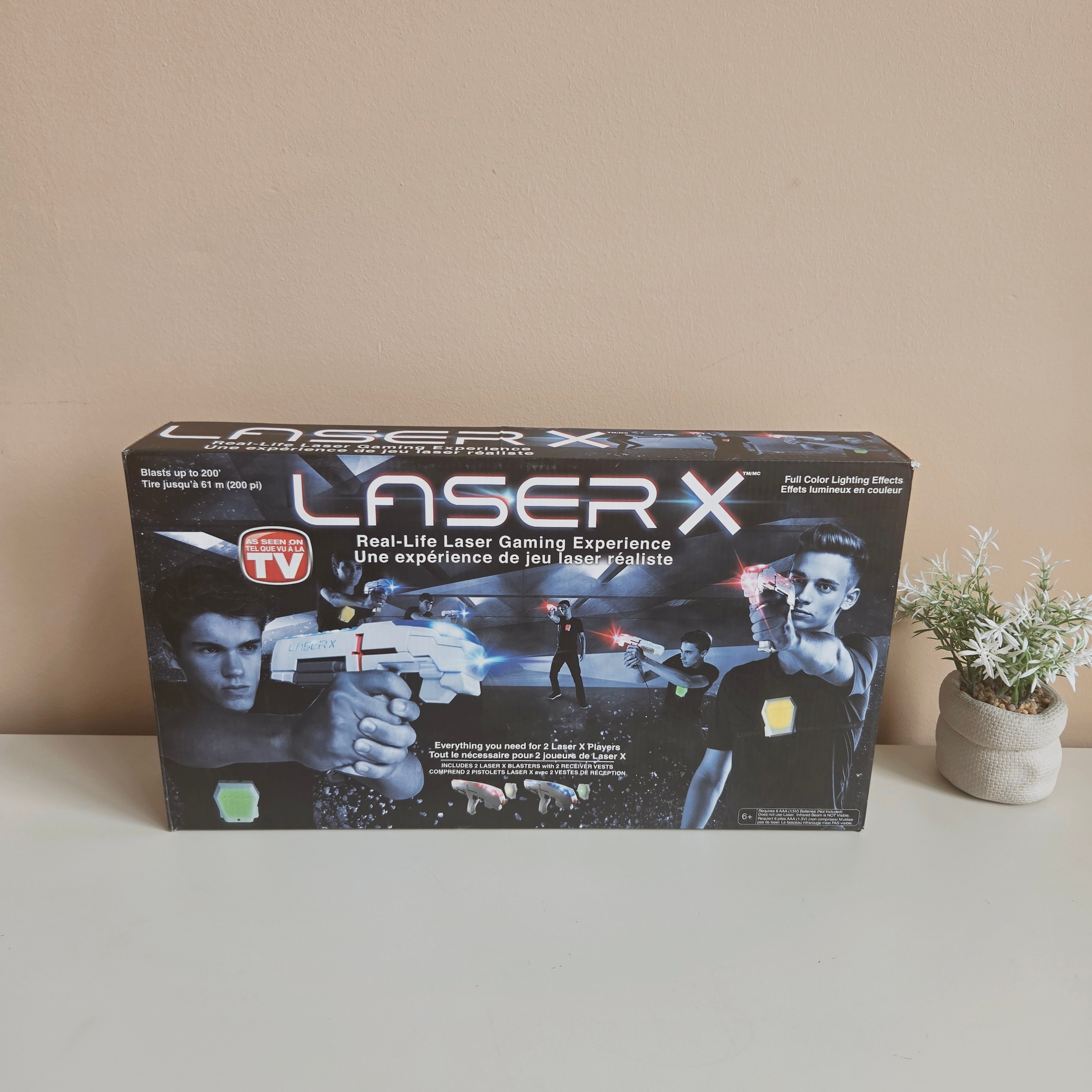 LaserX 2-Player Laser Tag Game - Pre-Loved! ✨