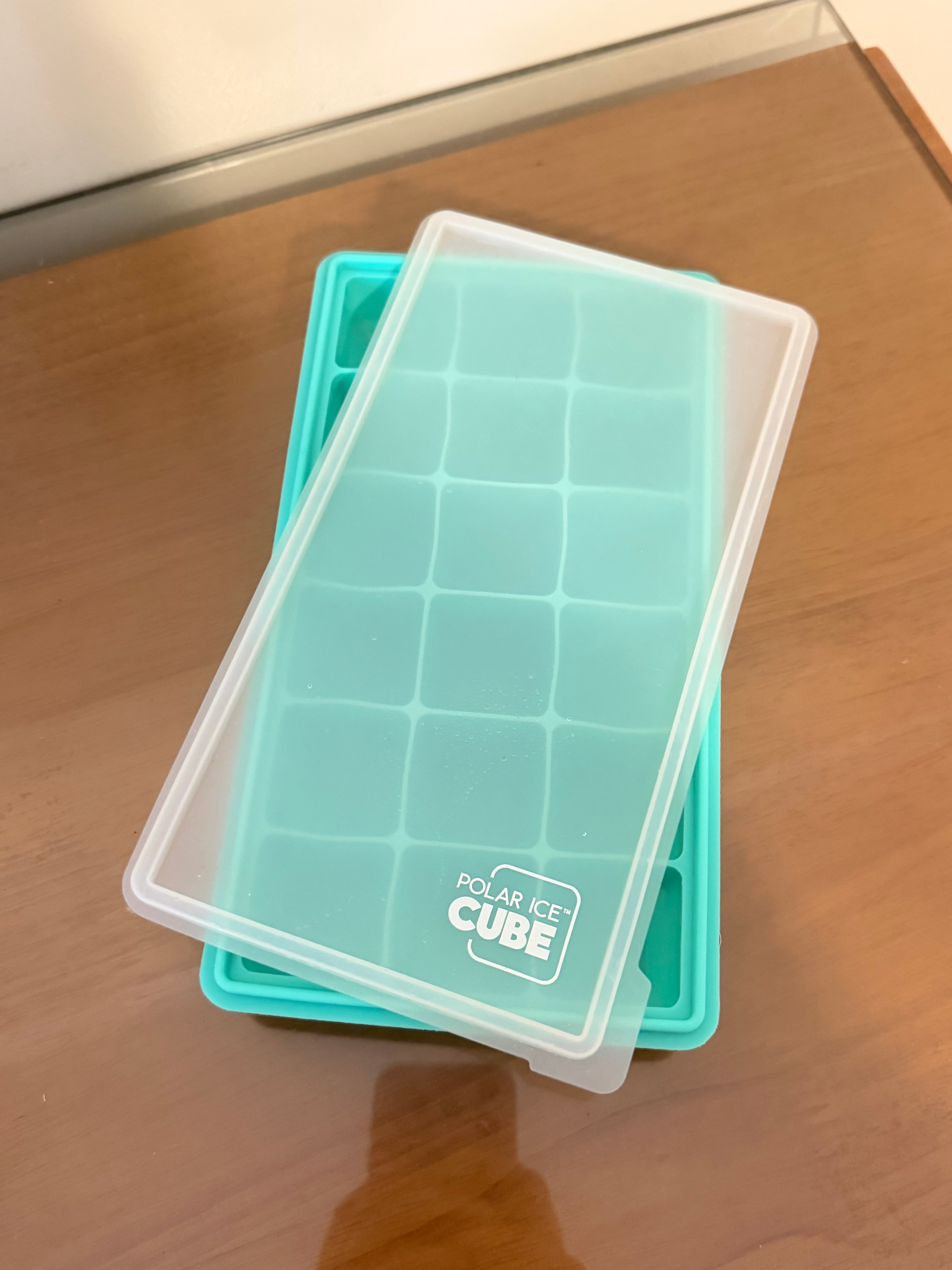 # Polar Ice Cube Silicone Ice Tray with Lid – 18 Cubes