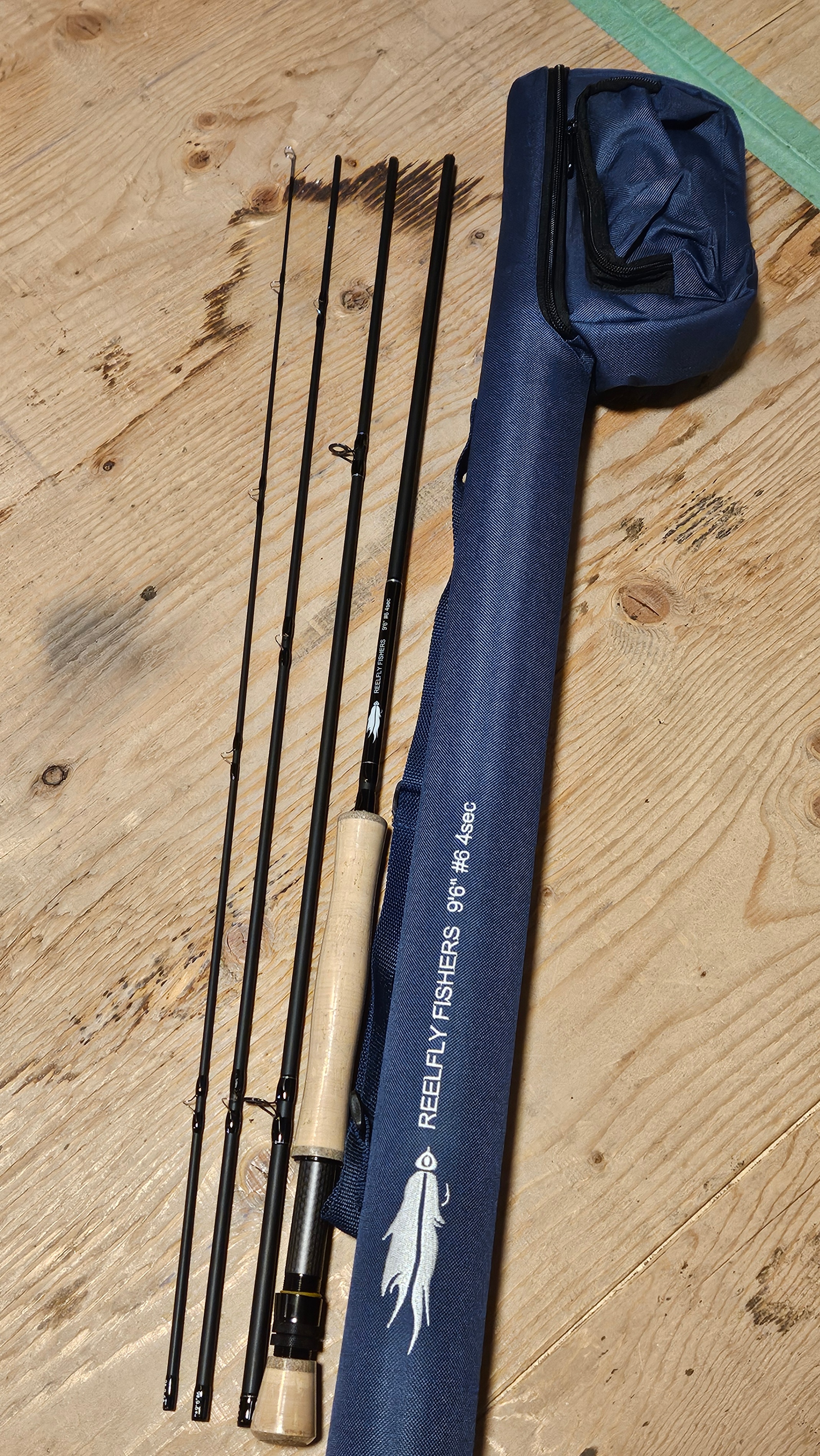 New 9'6" 6wt Fly Rod, 4-Piece