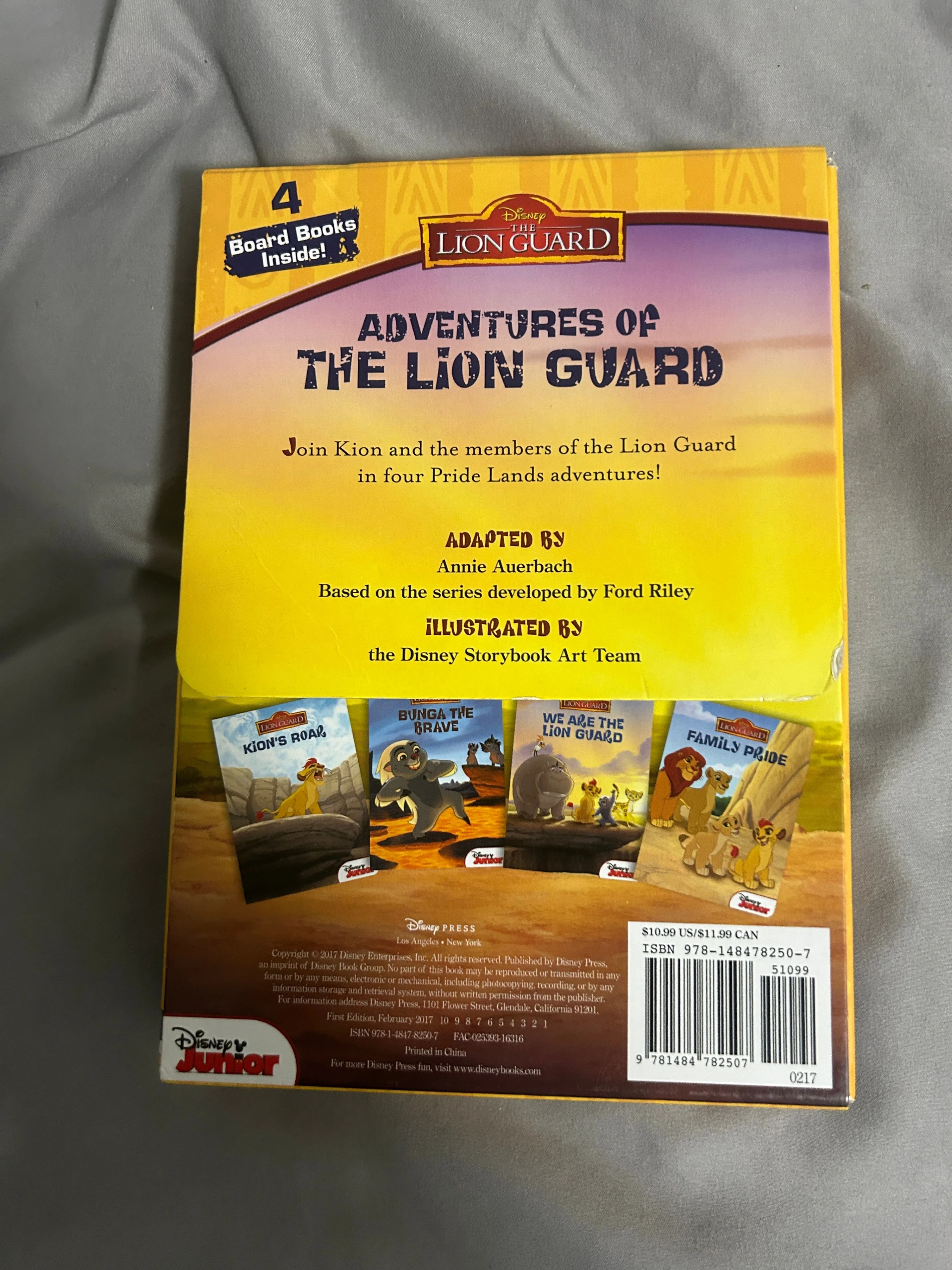 Adventures of the Lion Guard Hardcover Board Books Disney Jr Set - photo 2