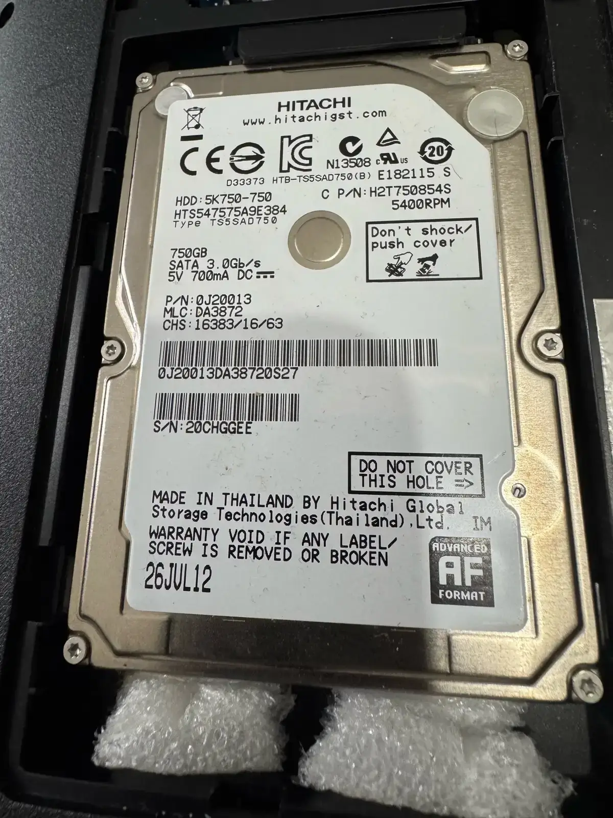Toshiba Satellite laptop 8gb ram 700gb dead battery firm price