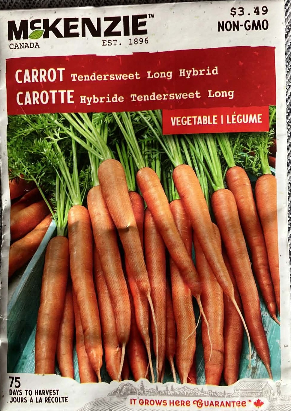 Carrot Tendersweet Long Hybrid Seeds