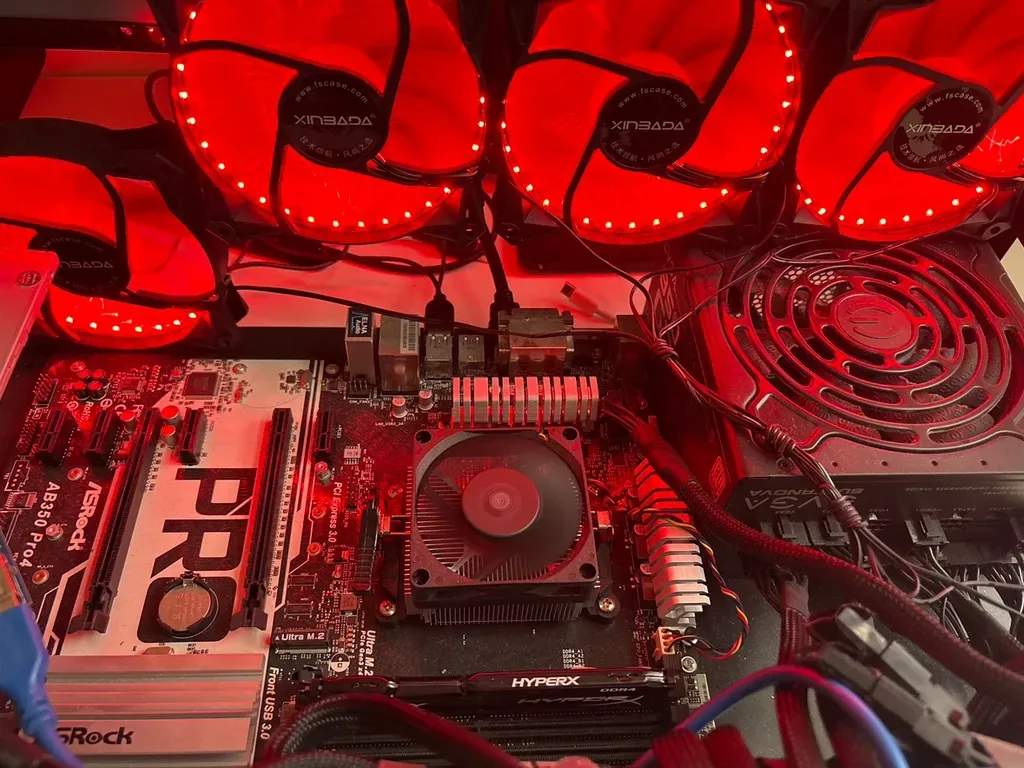 Custom built open-air PC for Gaming/Testing