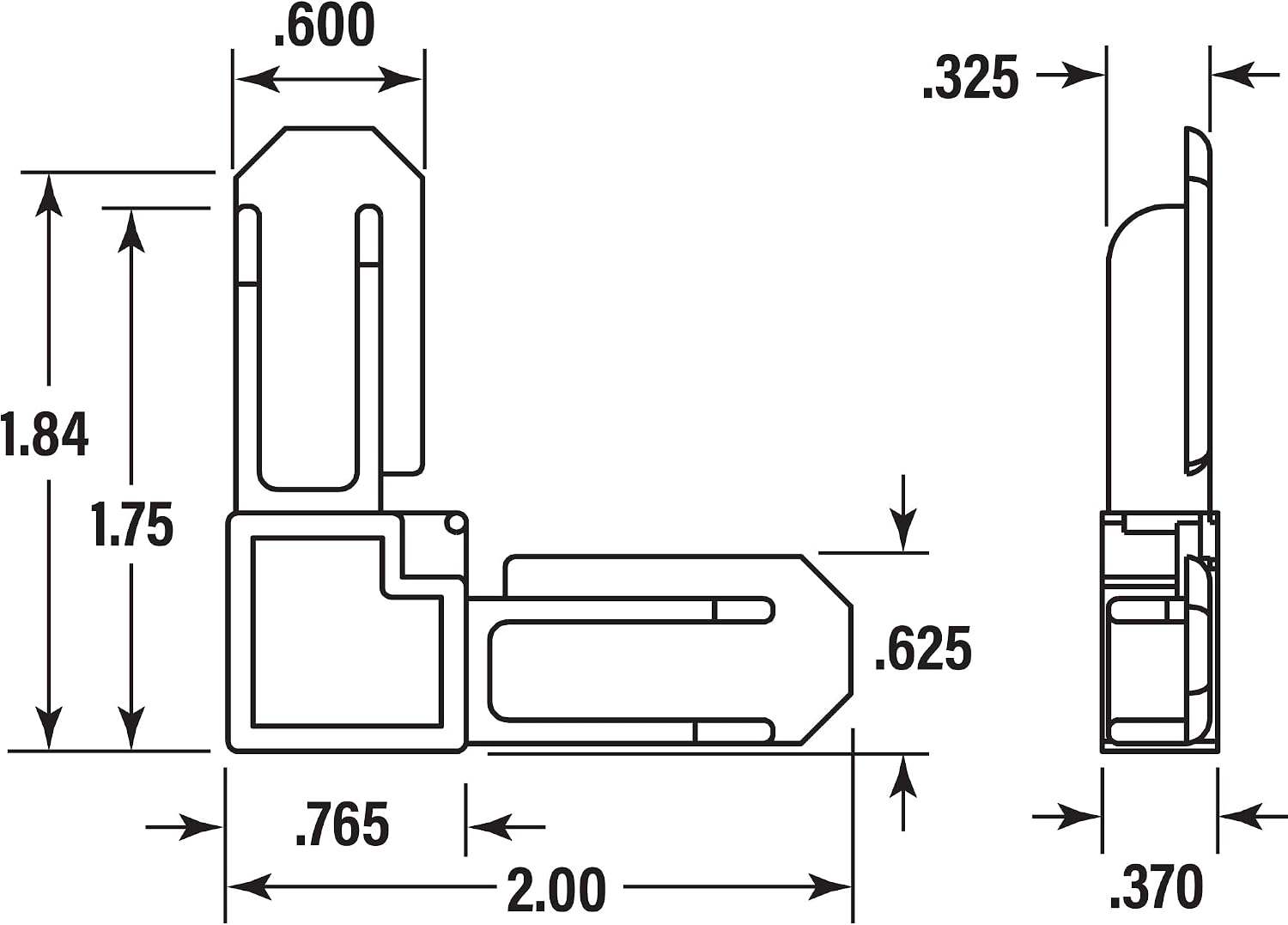Prime-Line MP7723 Screen Frame Corners – 100 Pack - photo 2