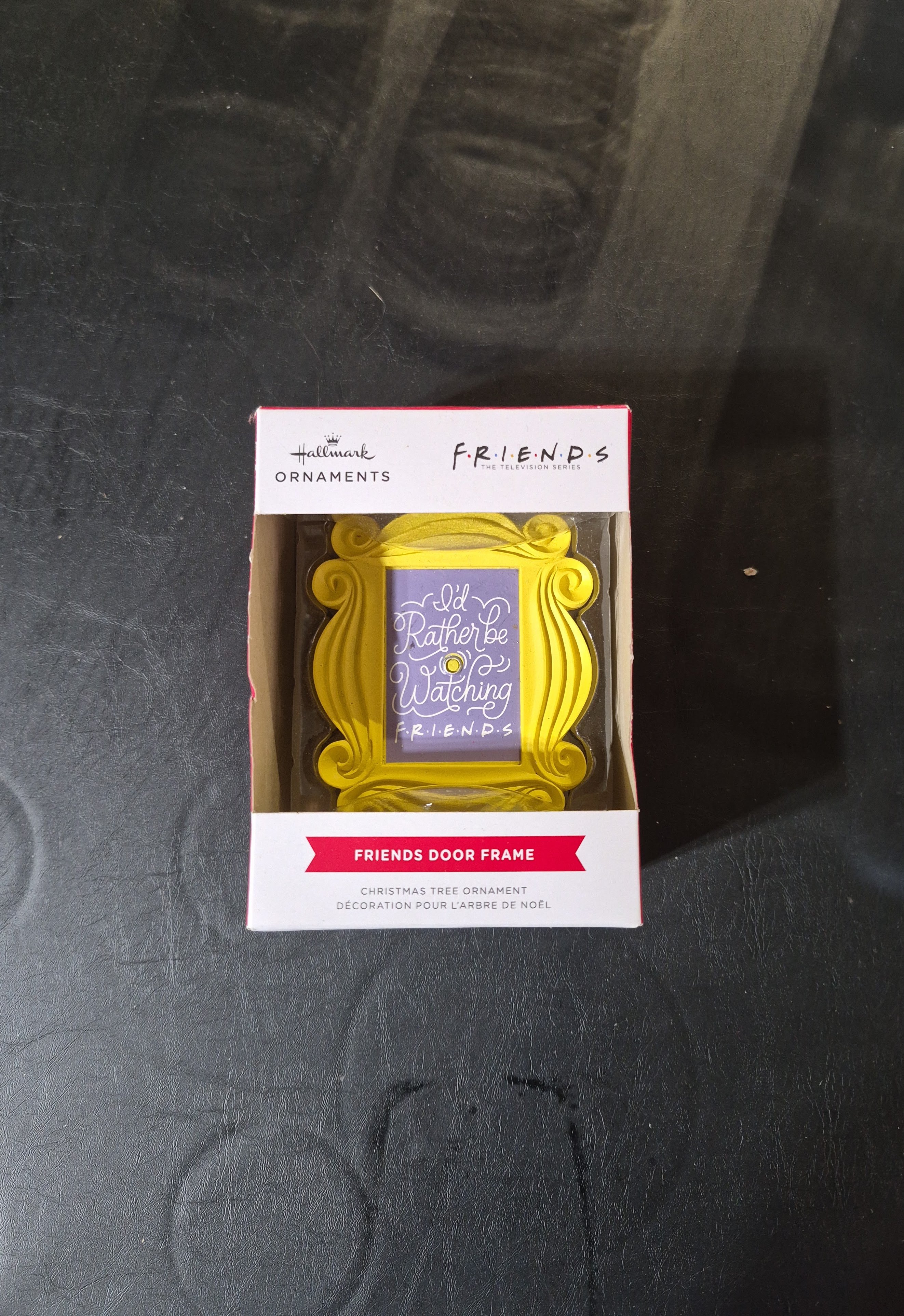 NEW Friends Hallmark Yellow Door Frame Ornament