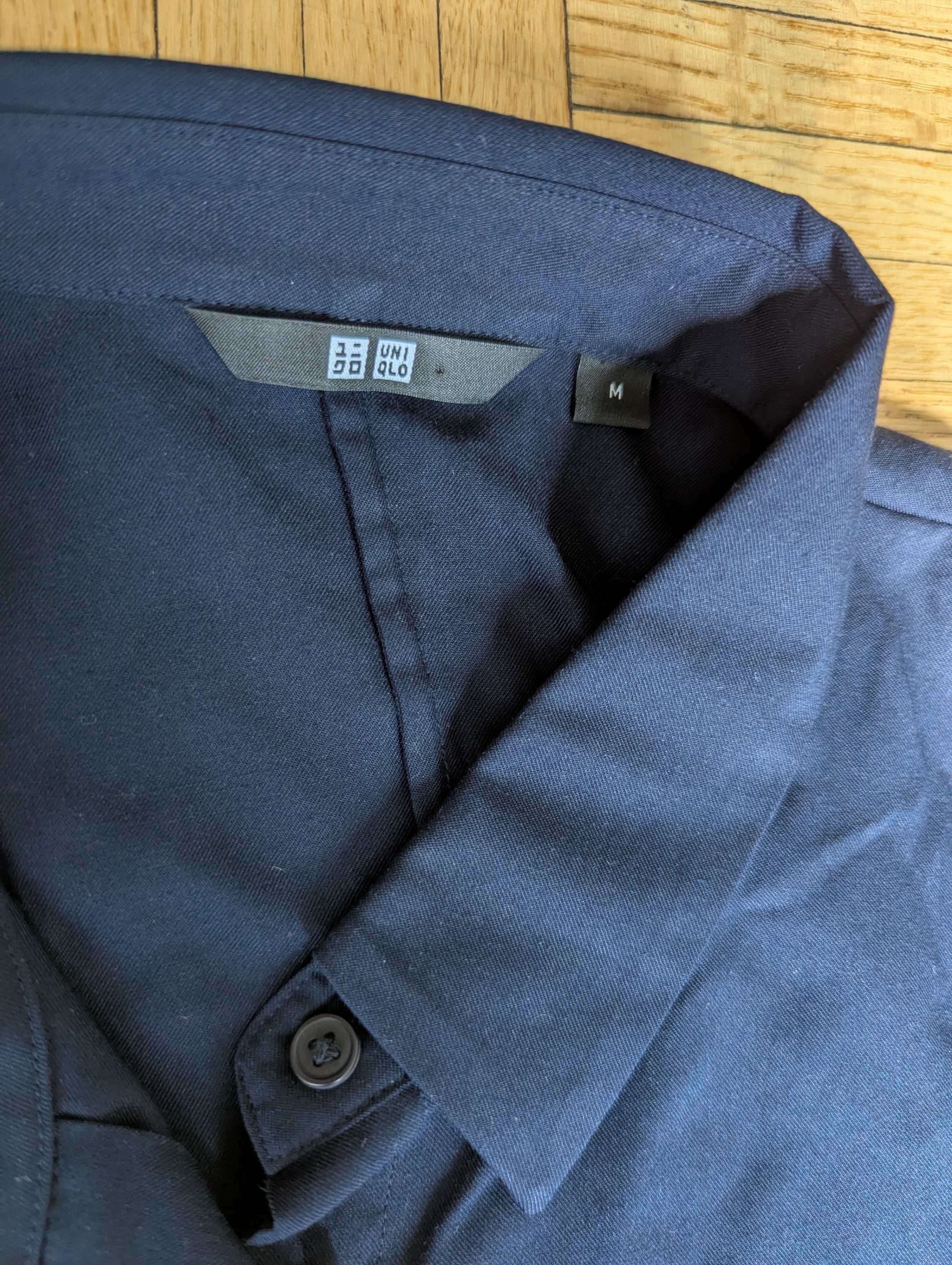 New With Tags - UNIQLO Navy Short-Sleeve Shirt - photo 3