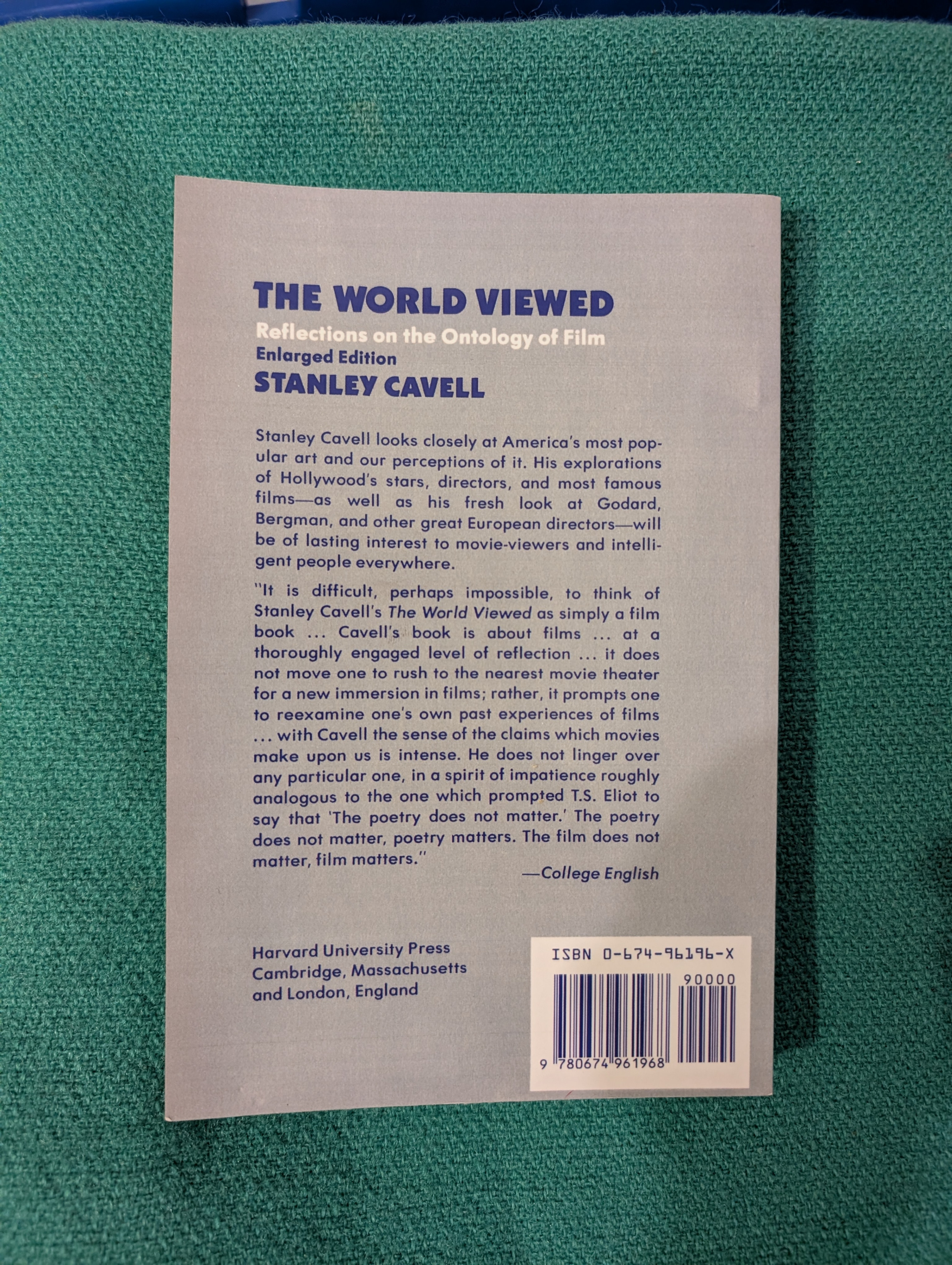 The World Viewed: Reflections on the Ontology of Film - photo 2