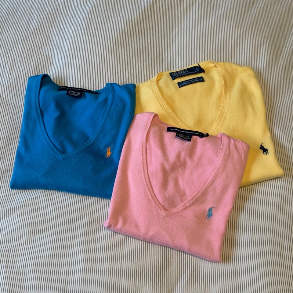 polo V-neck sweaters - photo 4