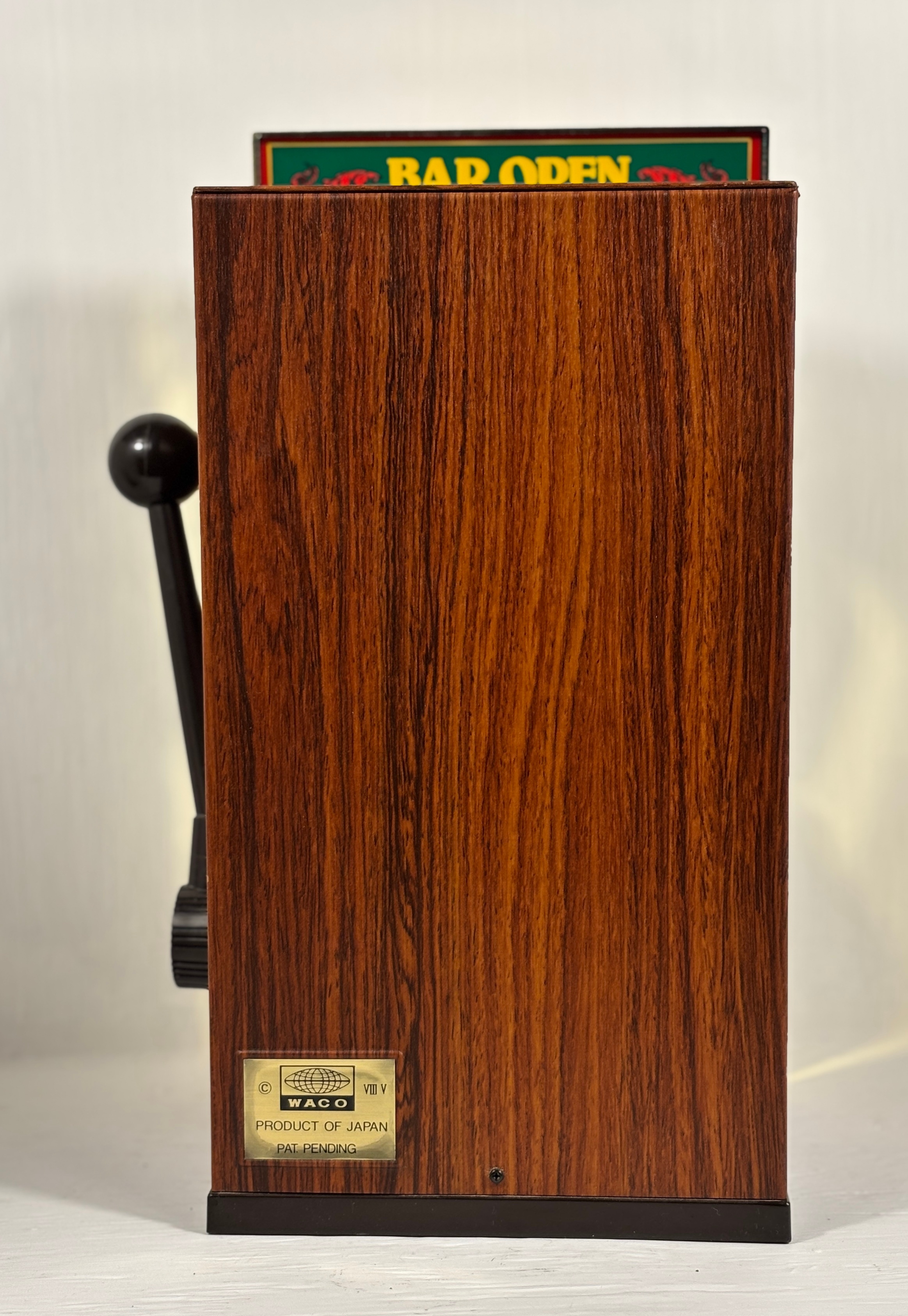 Waco One Armed Bartender Slot Machine Shaped Bar Display - photo 3