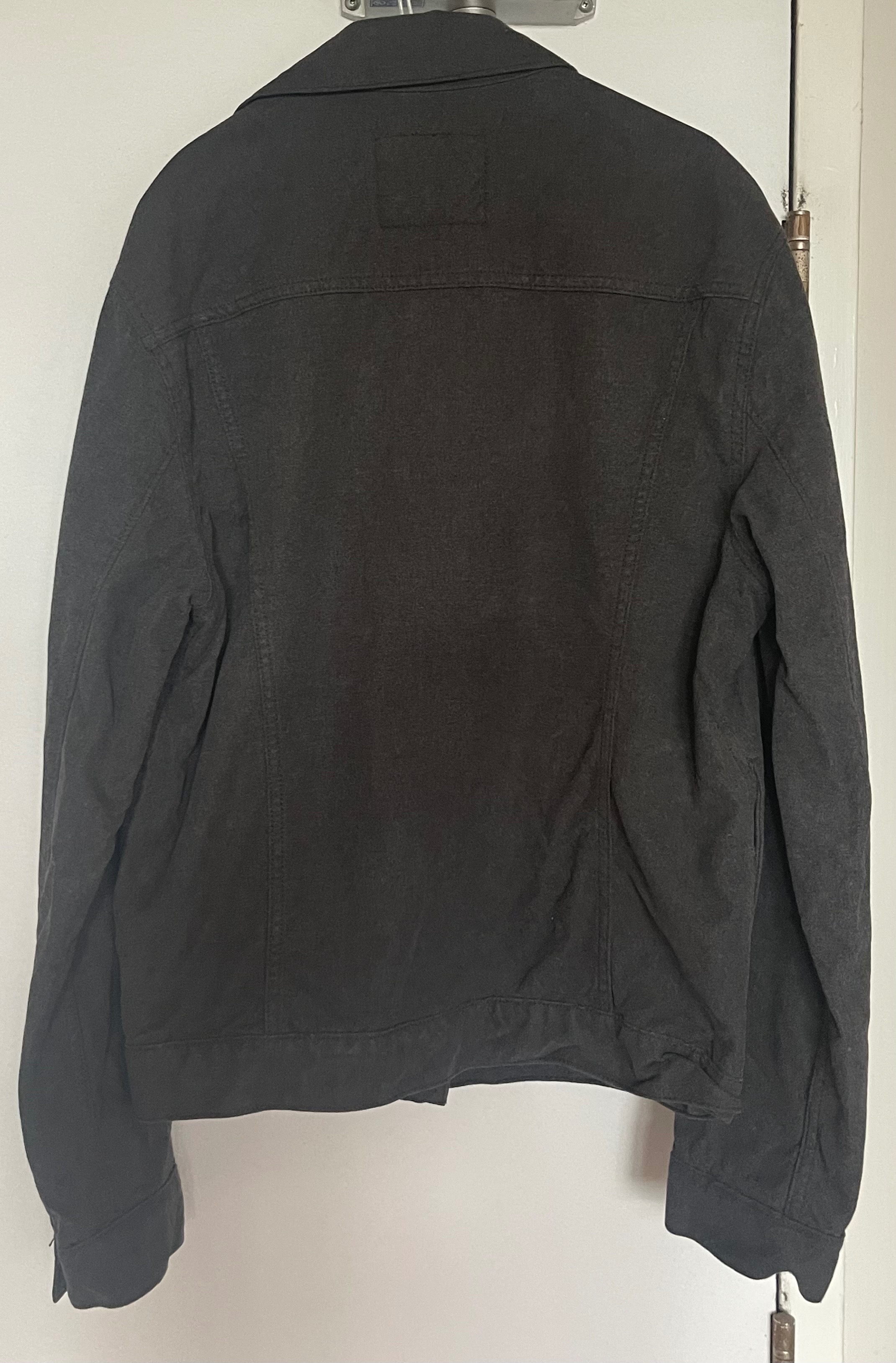 Levi's Charcoal Grey Twill Trucker Jacket (Medium) - photo 4