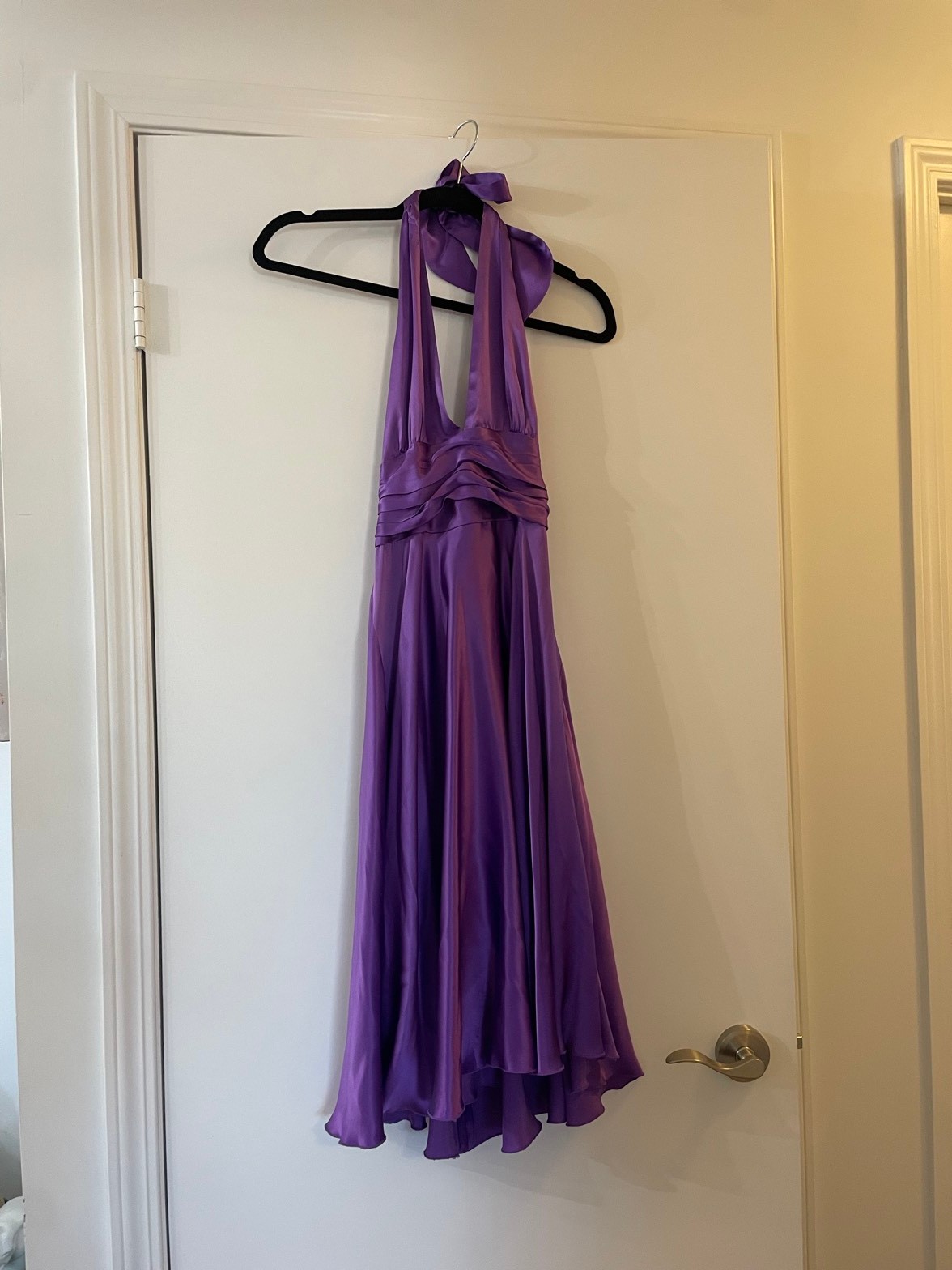 Purple Halter Dress, Size 0-2