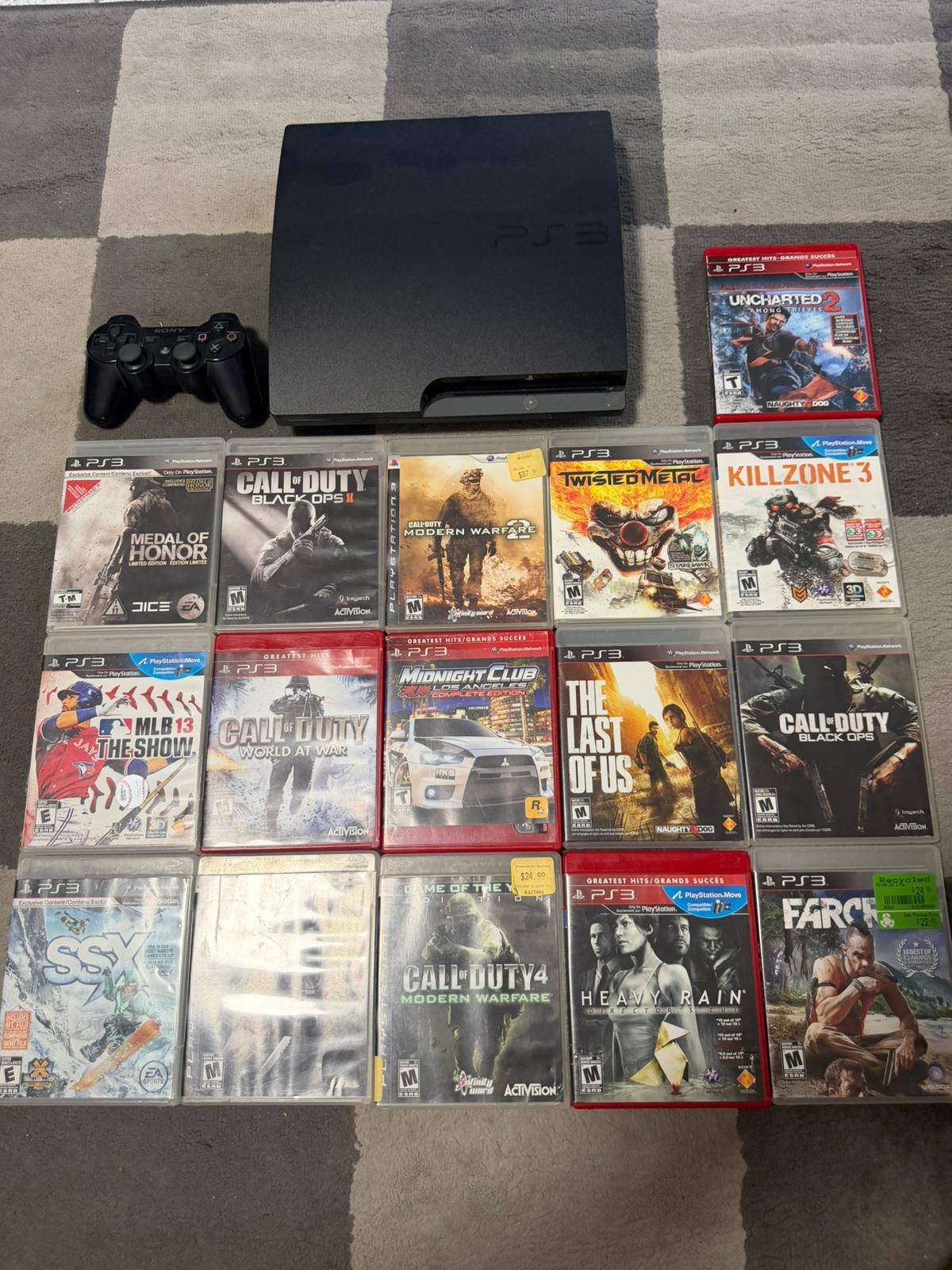 PS3 FOR SALE – 40 GAMES INCLUDED! - photo 2