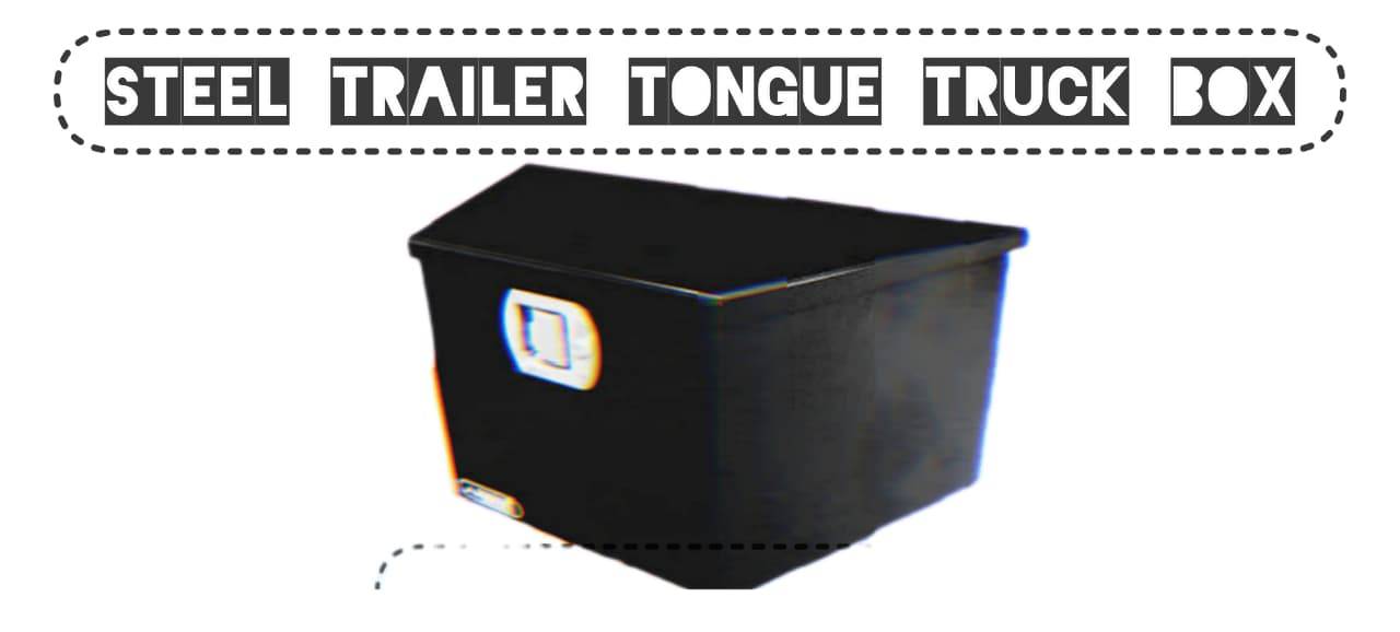34-Inch Steel Trailer Tongue Box