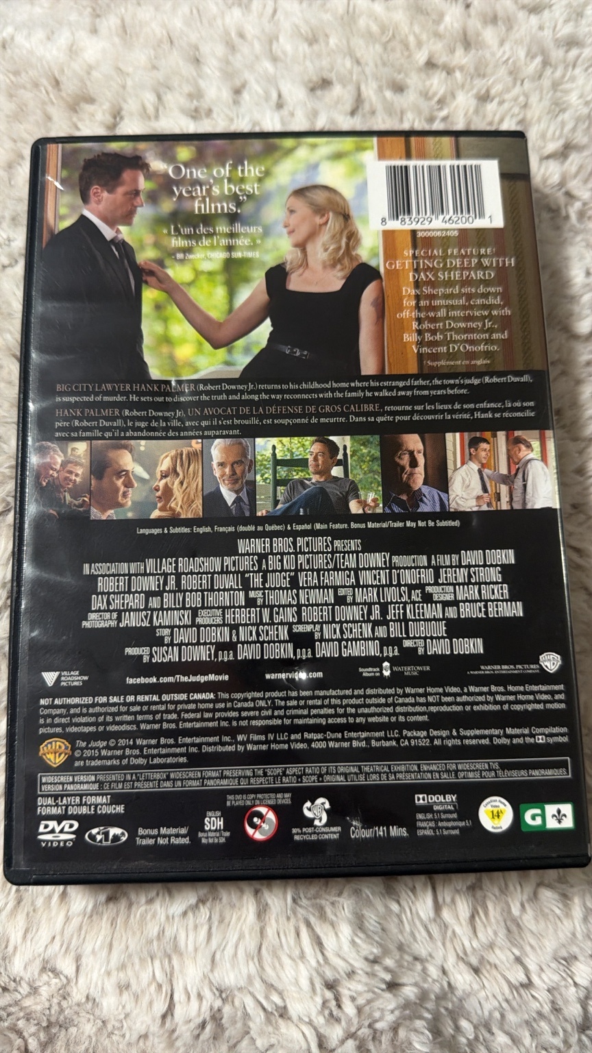 The Judge DVD (2014) – Robert Downey Jr. & Robert Duvall - photo 2