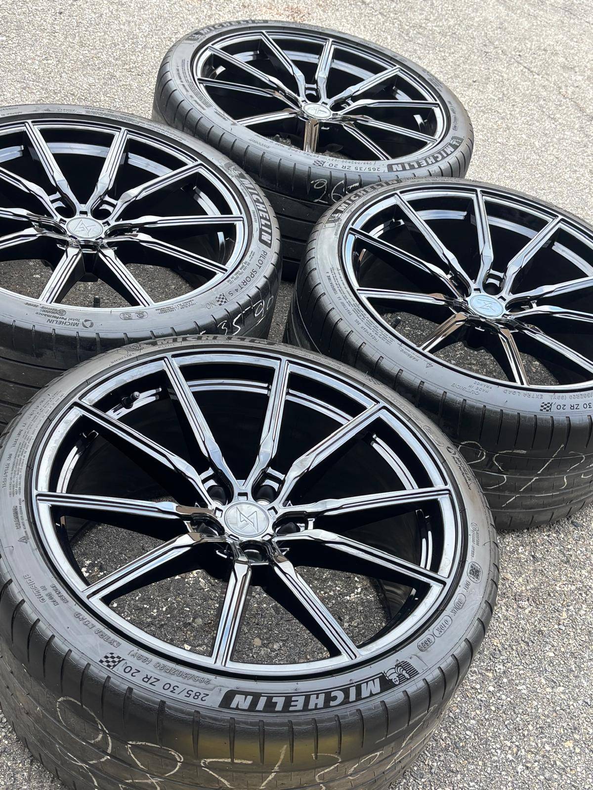 NEW 20”SENTALI(5x114)+used Michelin-MUSTANG/Maserati/Genisis/350 - photo 5