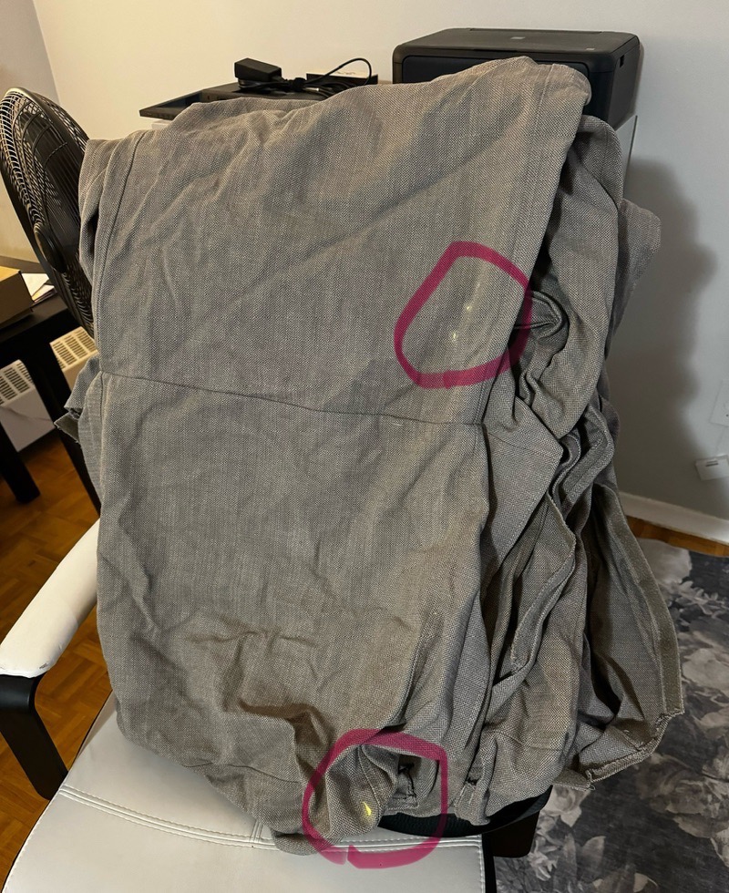 6 IKEA Henriksdal chair covers - $20 for all 6 - photo 2