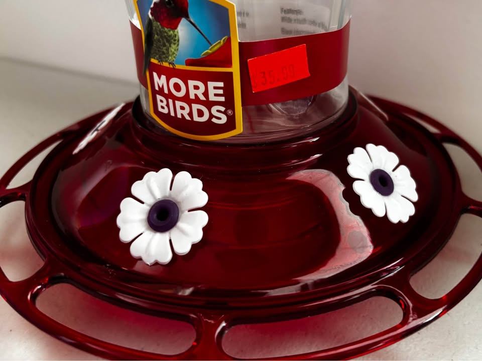More Birds Red Plastic 40oz Bug Gulp Hummingbird Feeder - photo 2