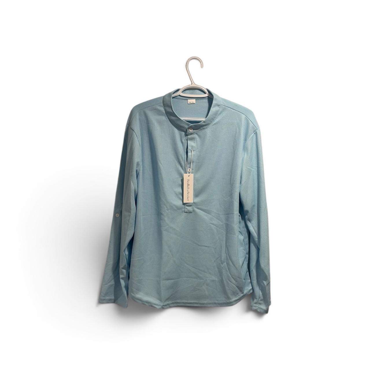 Light Blue Linen Shirt Relaxed Fit – Size XL – Brand New - photo 2