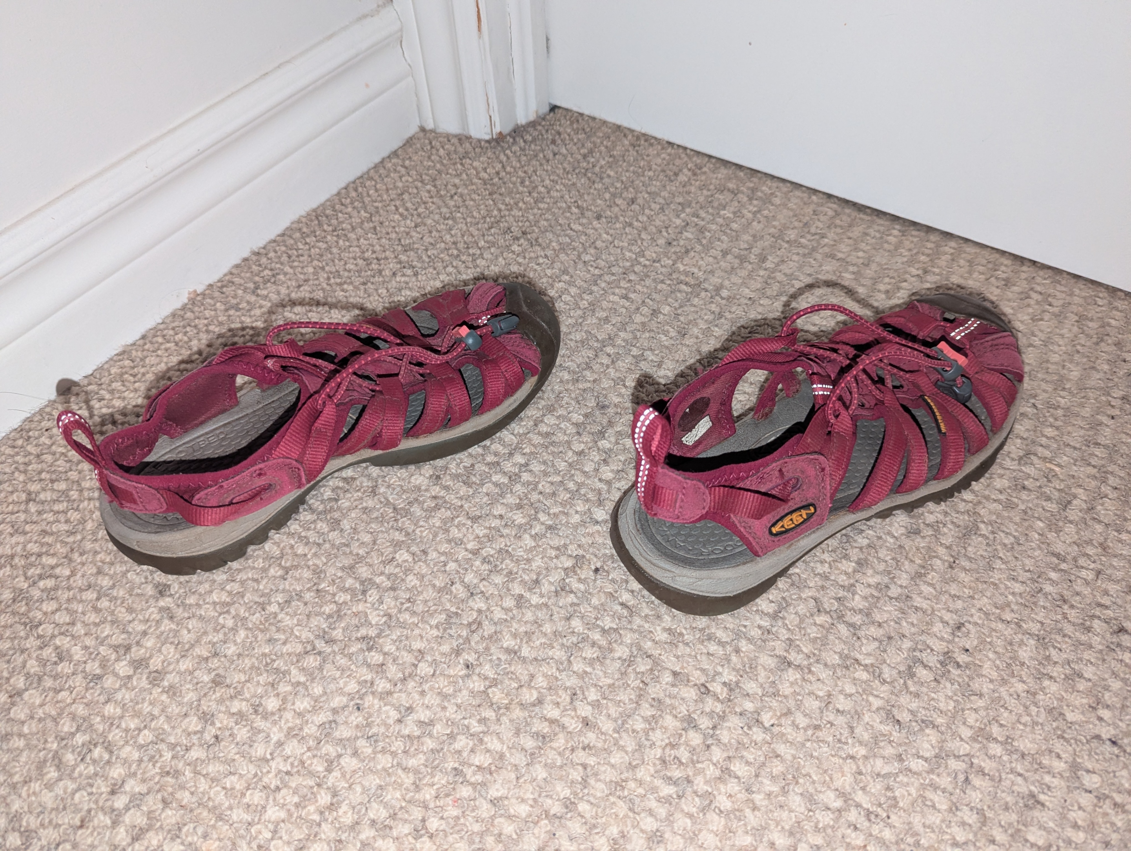 Keen Women's Waterproof Sandals, Maroon - photo 3