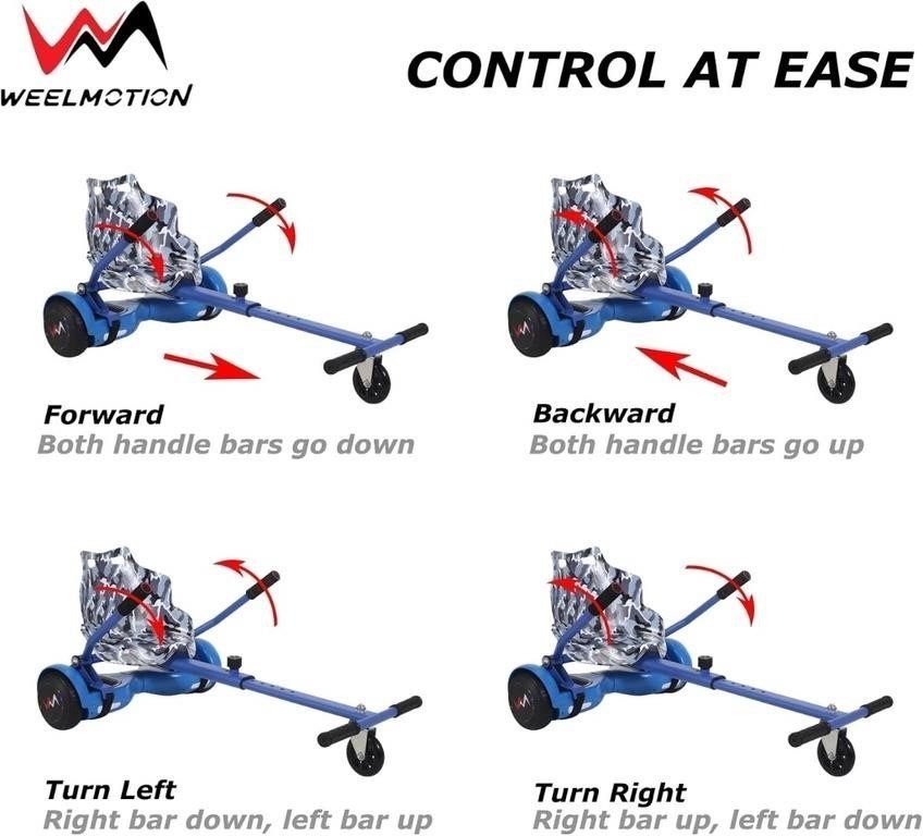 New WEELMOTION Go Kart Attachment for Hoverboard - photo 2