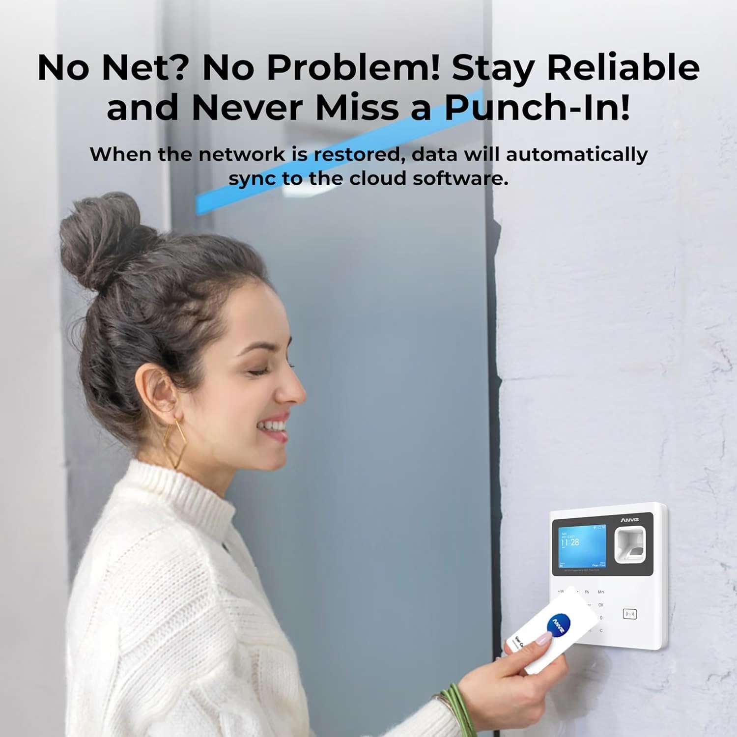 New W1 Pro Fingerprint Time Clocks for Employees For Sale - photo 4