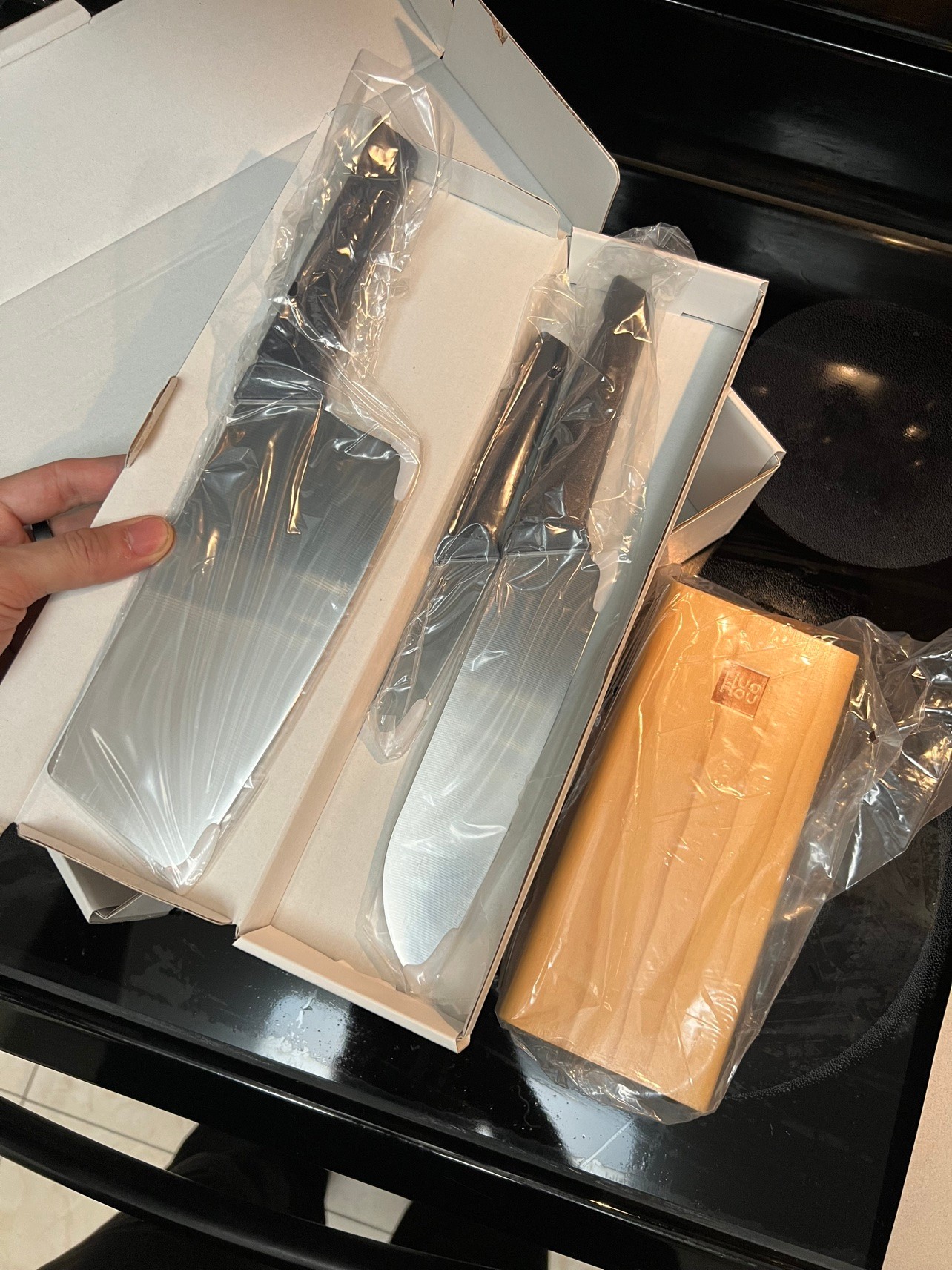 HuoHou 4-Piece Kitchen Knife Set - Brand New - photo 3