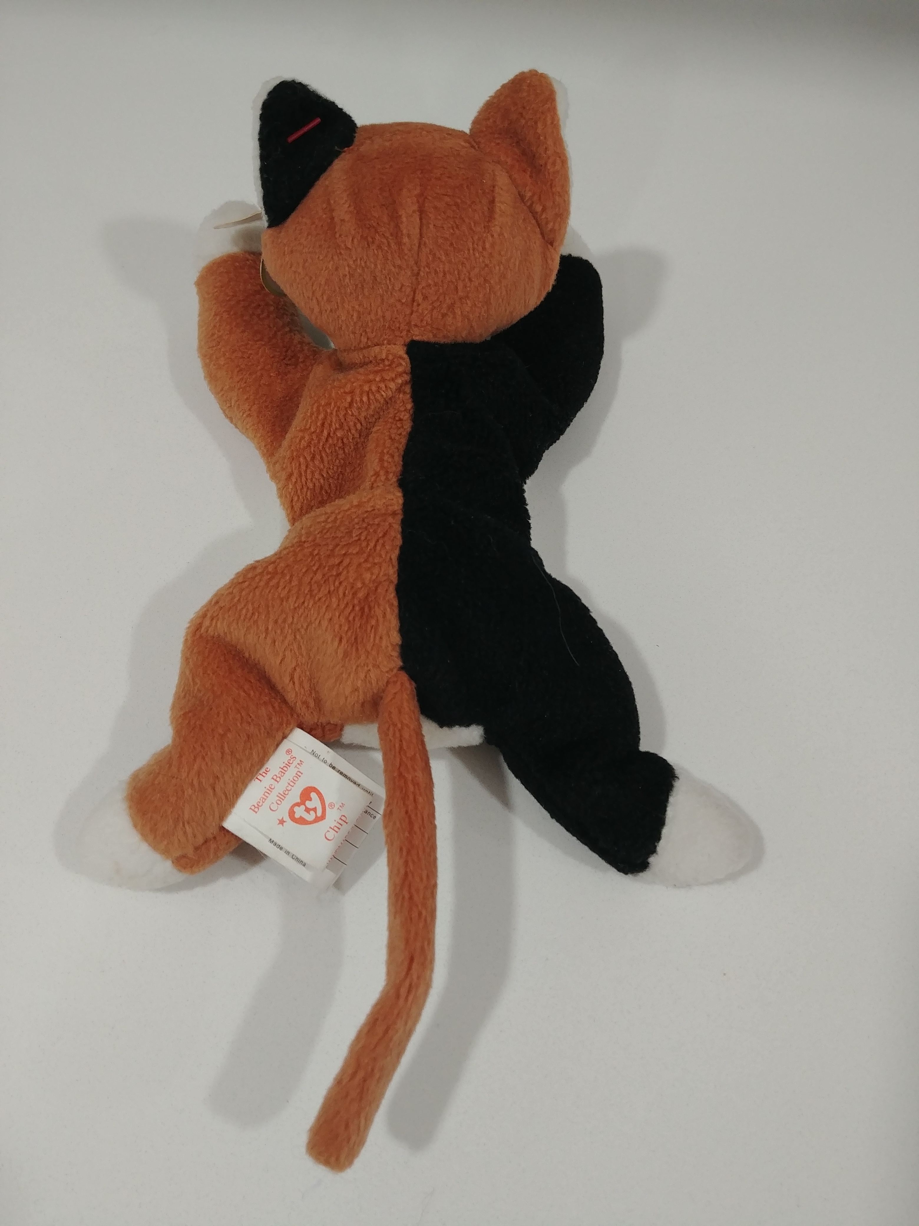 Ty Chip Beany Baby With Birth Tag, Like New - photo 2