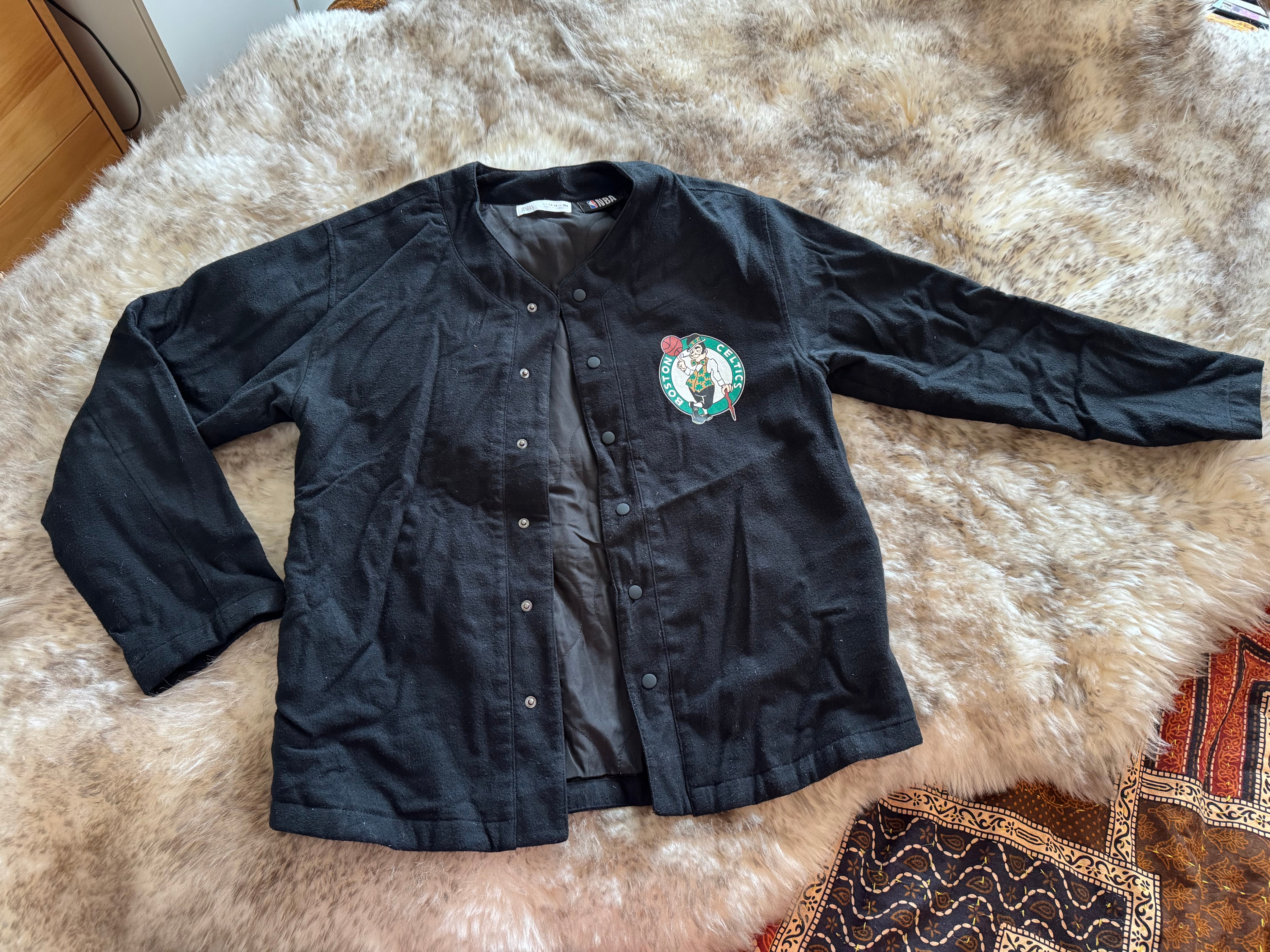Zara Boston Celtics Varsity Jacket