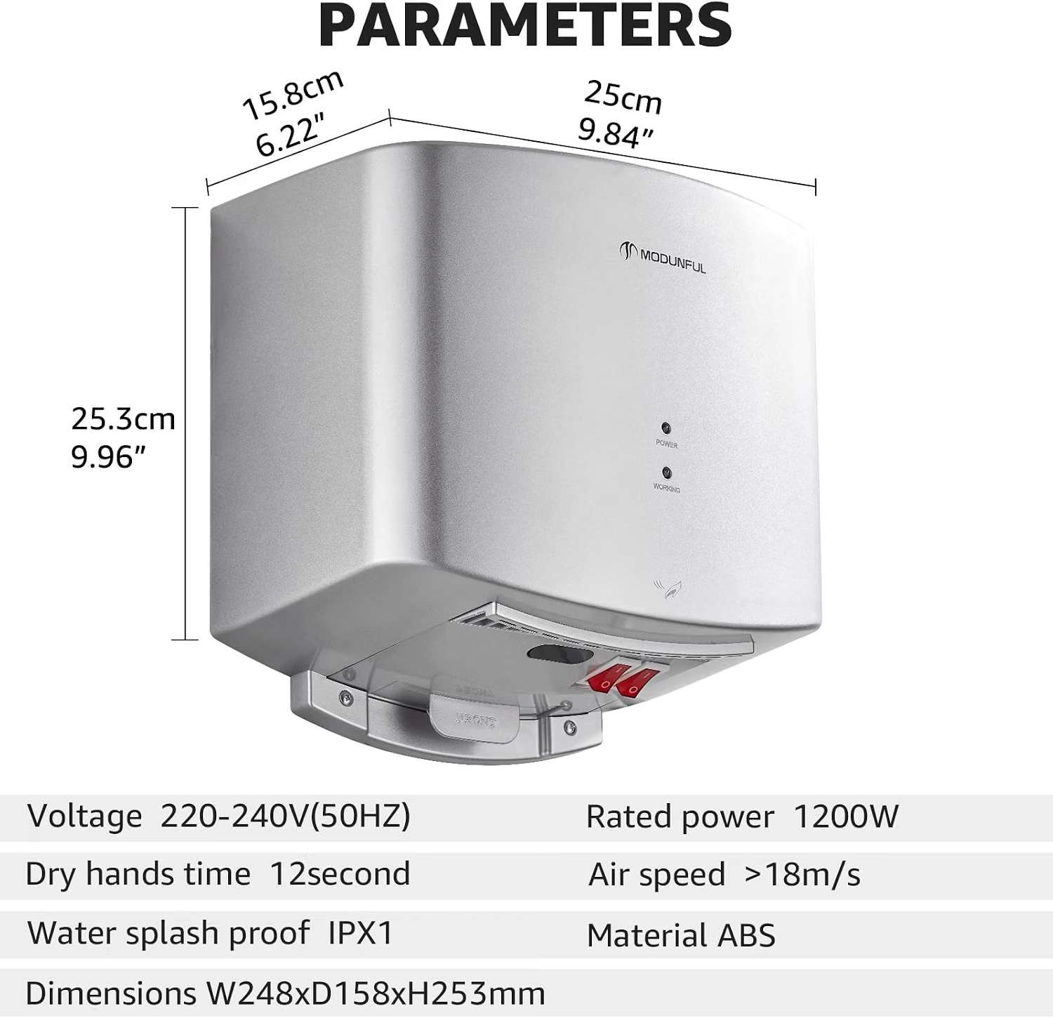 New Commercial Hand Dryers for Bathroom For Sale - photo 2
