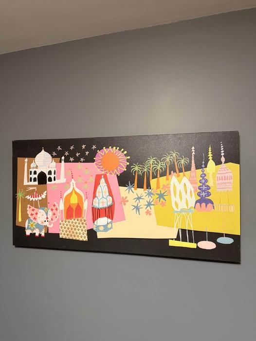 Canvas Wall Art - Disney "It's a Small World"