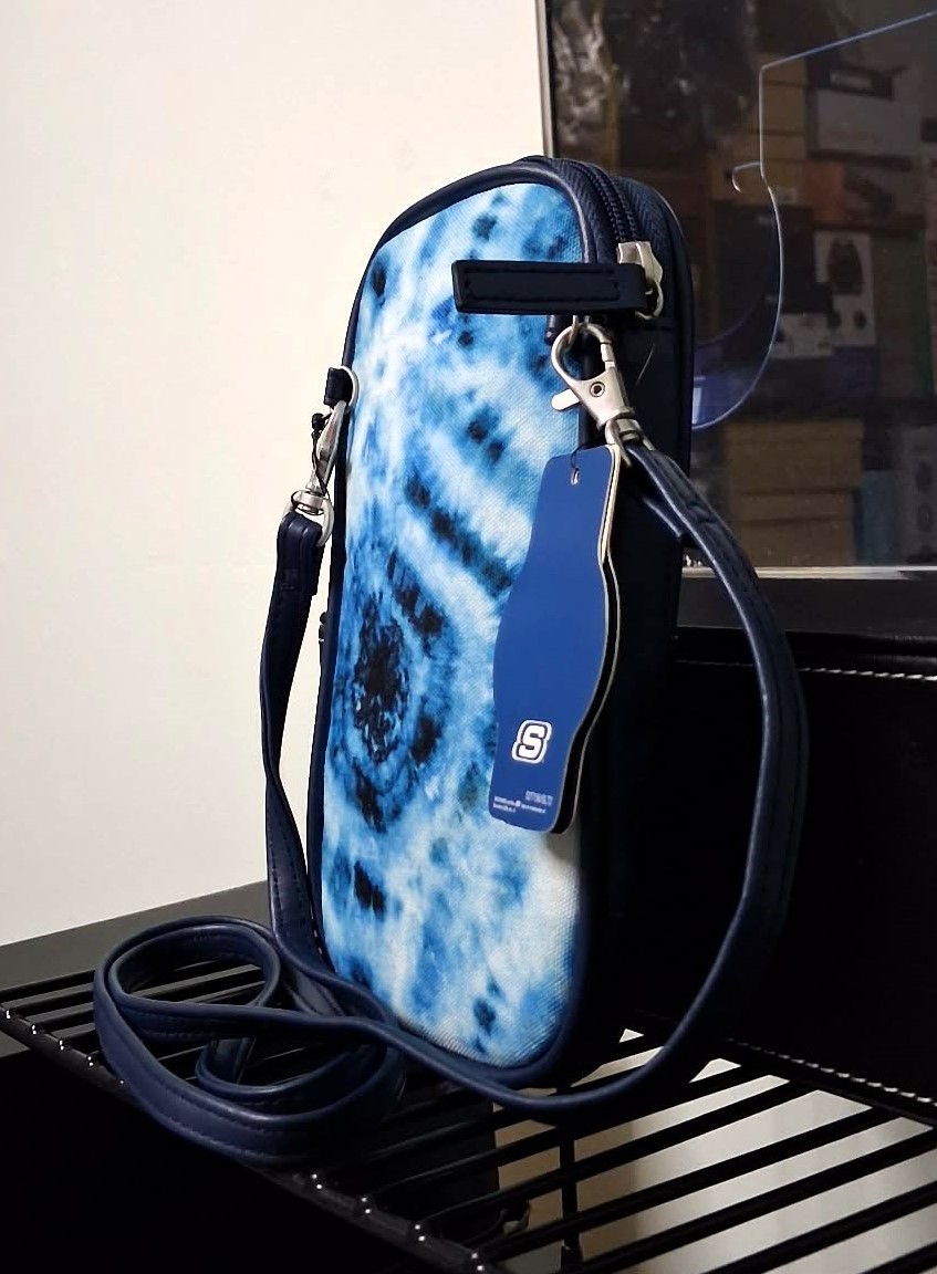 Skechers Blue Tie Dye Crossbody Phone Wallet RFID Blocking Bag - photo 5