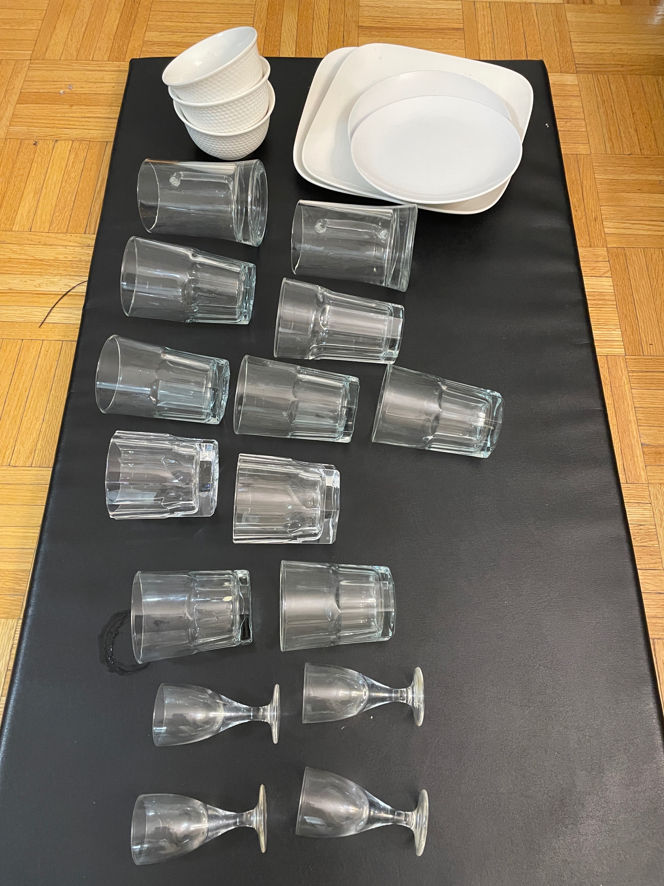 Complete 22-Pc Modern White Kitchen & Glassware Starter Set 🍽️✨ - photo 2