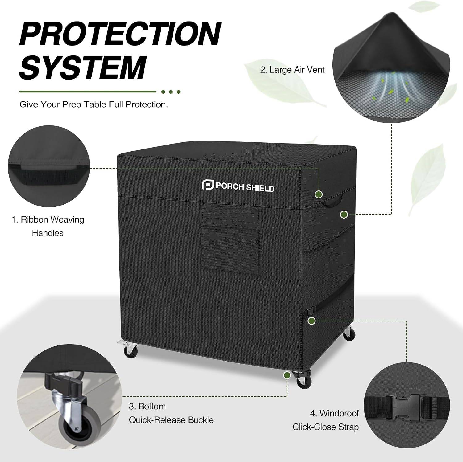 Porch Shield Outdoor Prep Table Cover 46" – Waterproof - photo 2