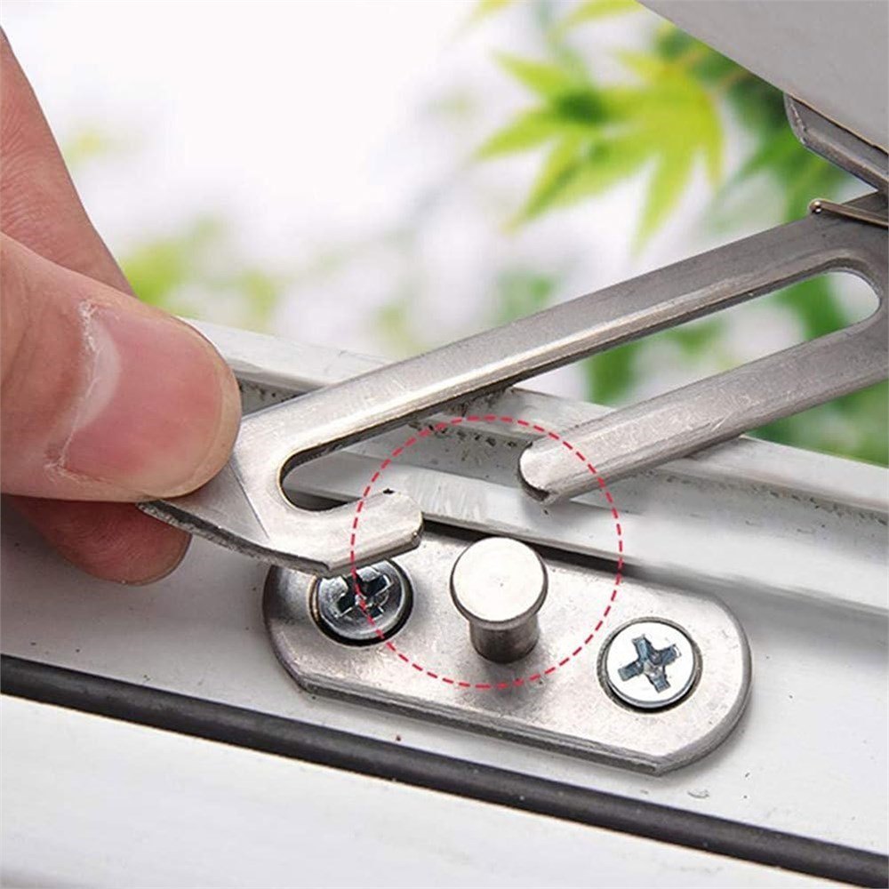Ciieeo 6-Pack Stainless Steel Window Restrictors - photo 3