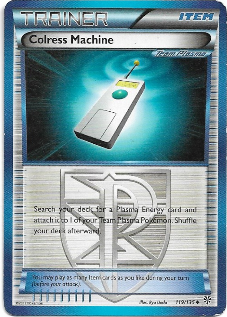Pokemon Colress Machine 119/135 Plasma Storm LP