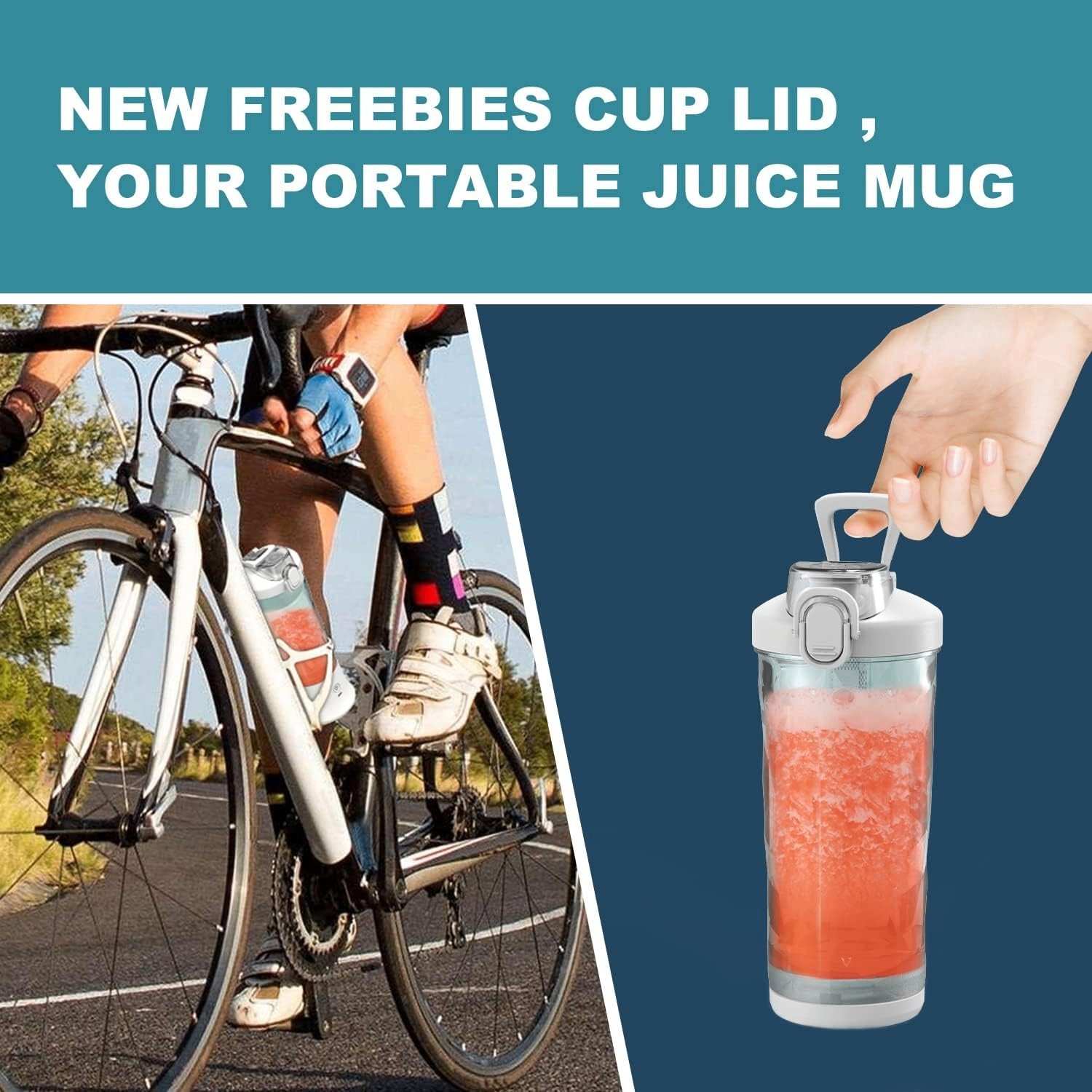 USB Rechargeable Portable Blender and Handheld Juicer