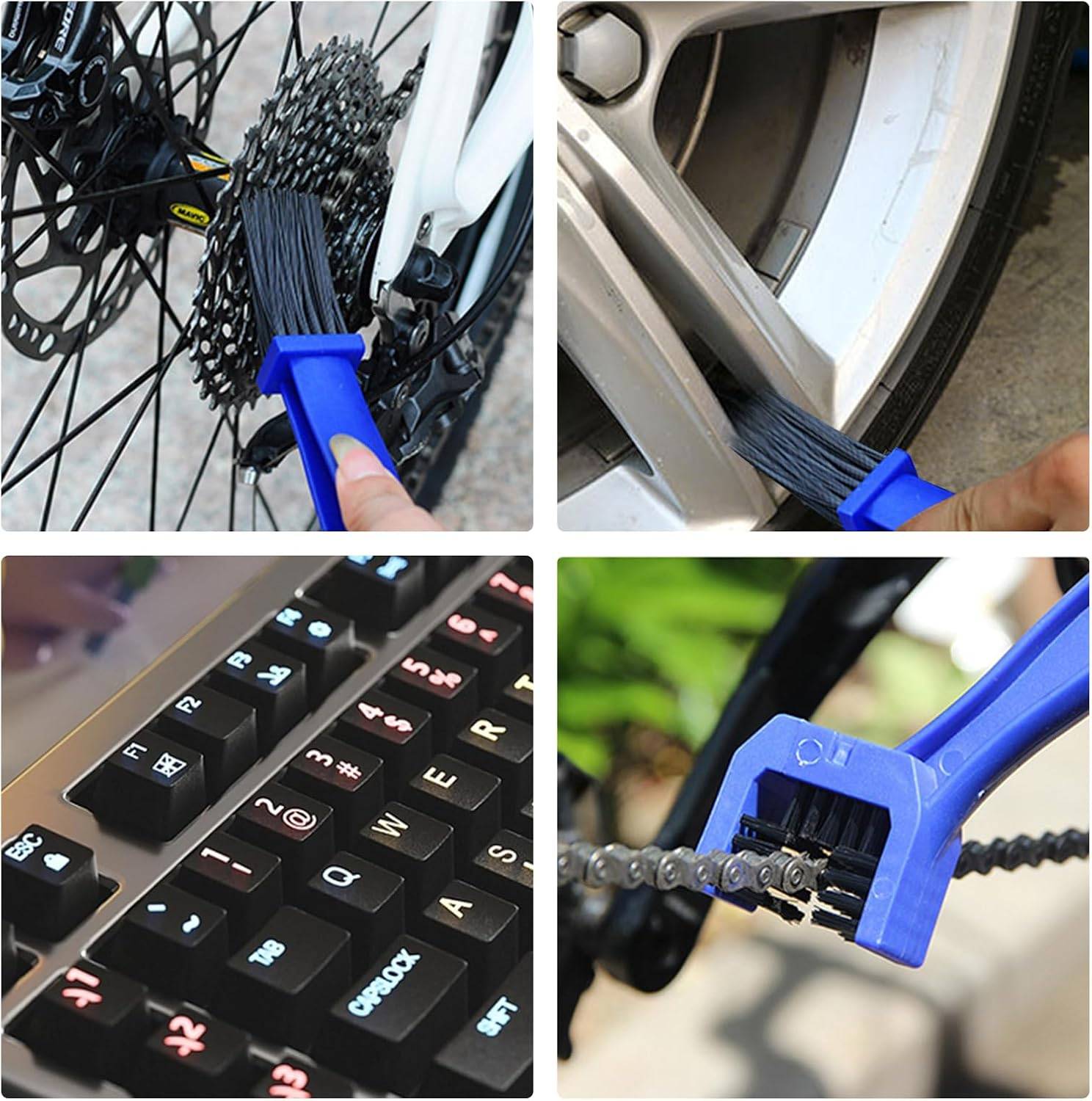 Dickno 2PCS Motorcycle & Bicycle Chain Cleaning Brushes - photo 5