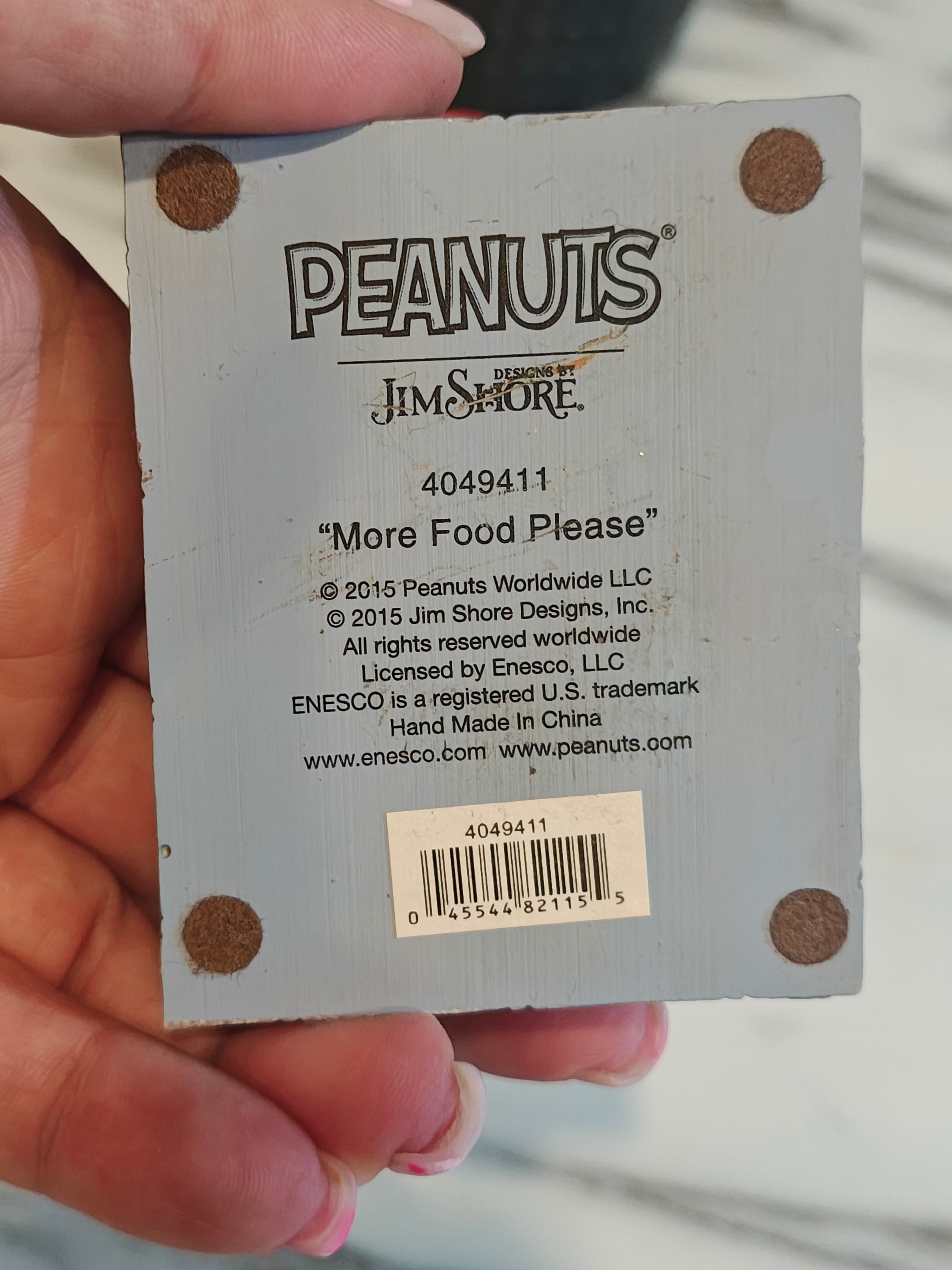 Jim Shore Peanuts “More Food Please” Snoopy Figurine 4049411 - photo 5