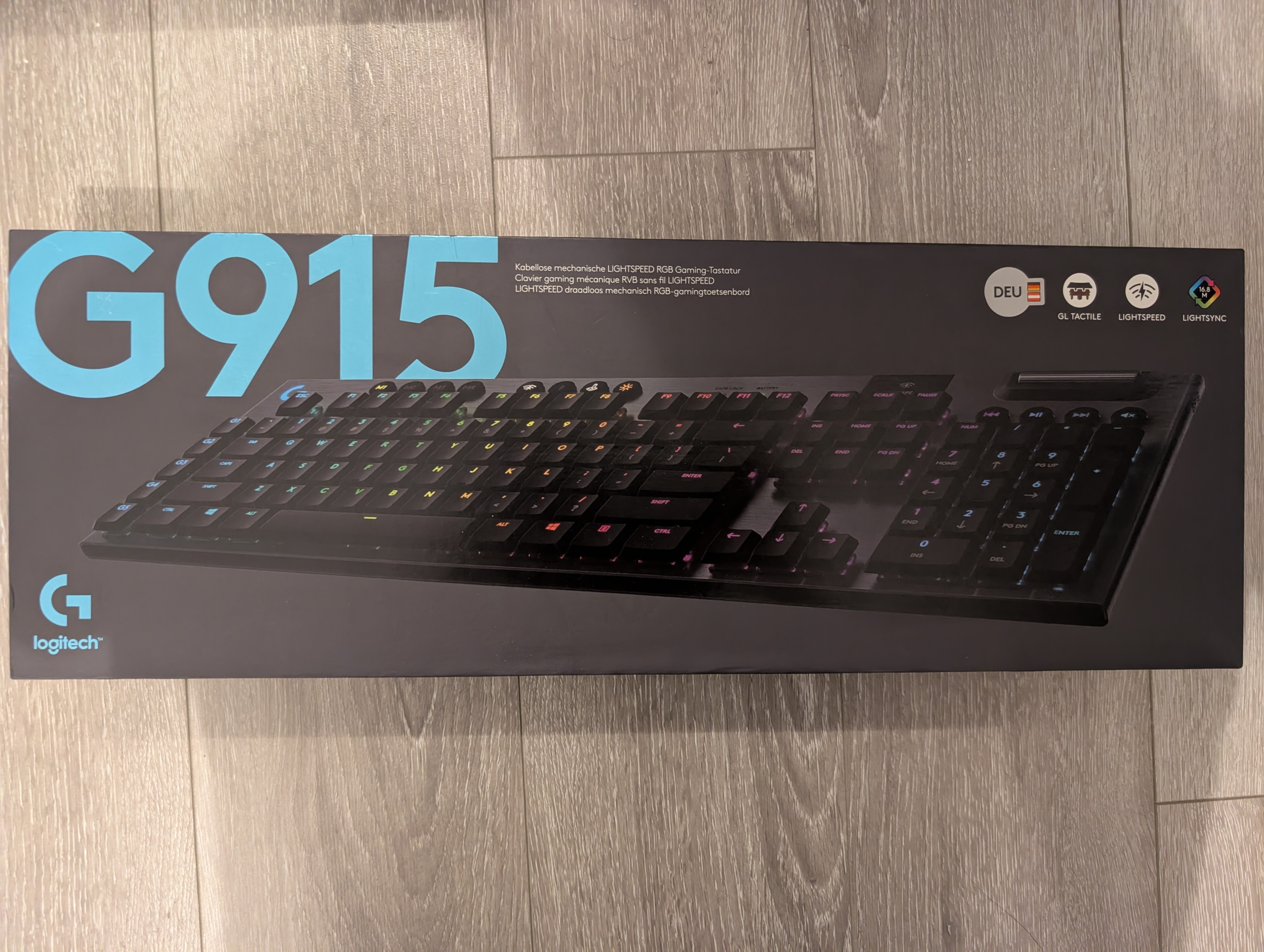 Logitech G915 Keyboard – DEU Box / GL Tactile – Moving Sale