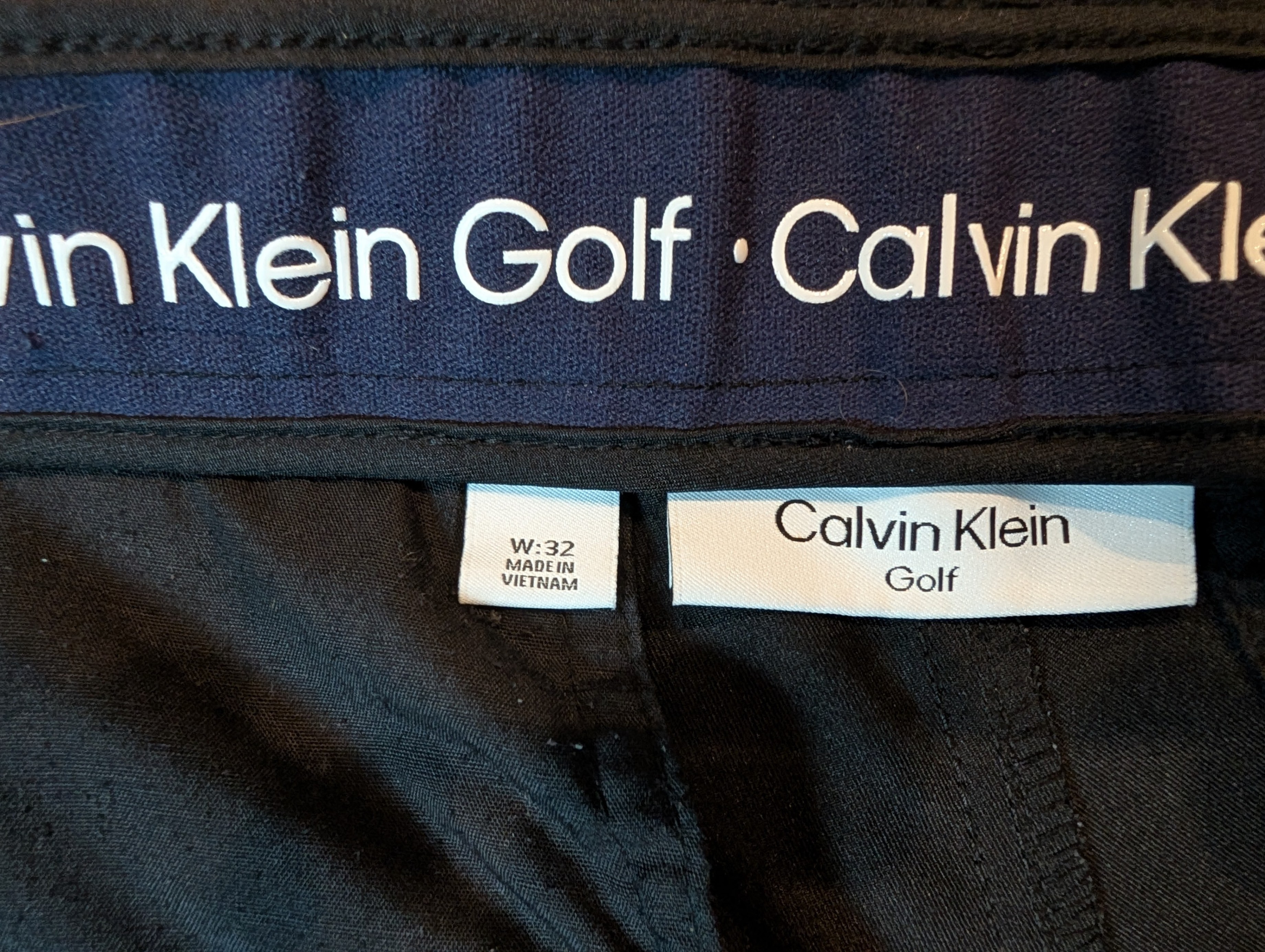 Calvin Klein Golf Shorts - Men's Size 32 - Black - photo 3