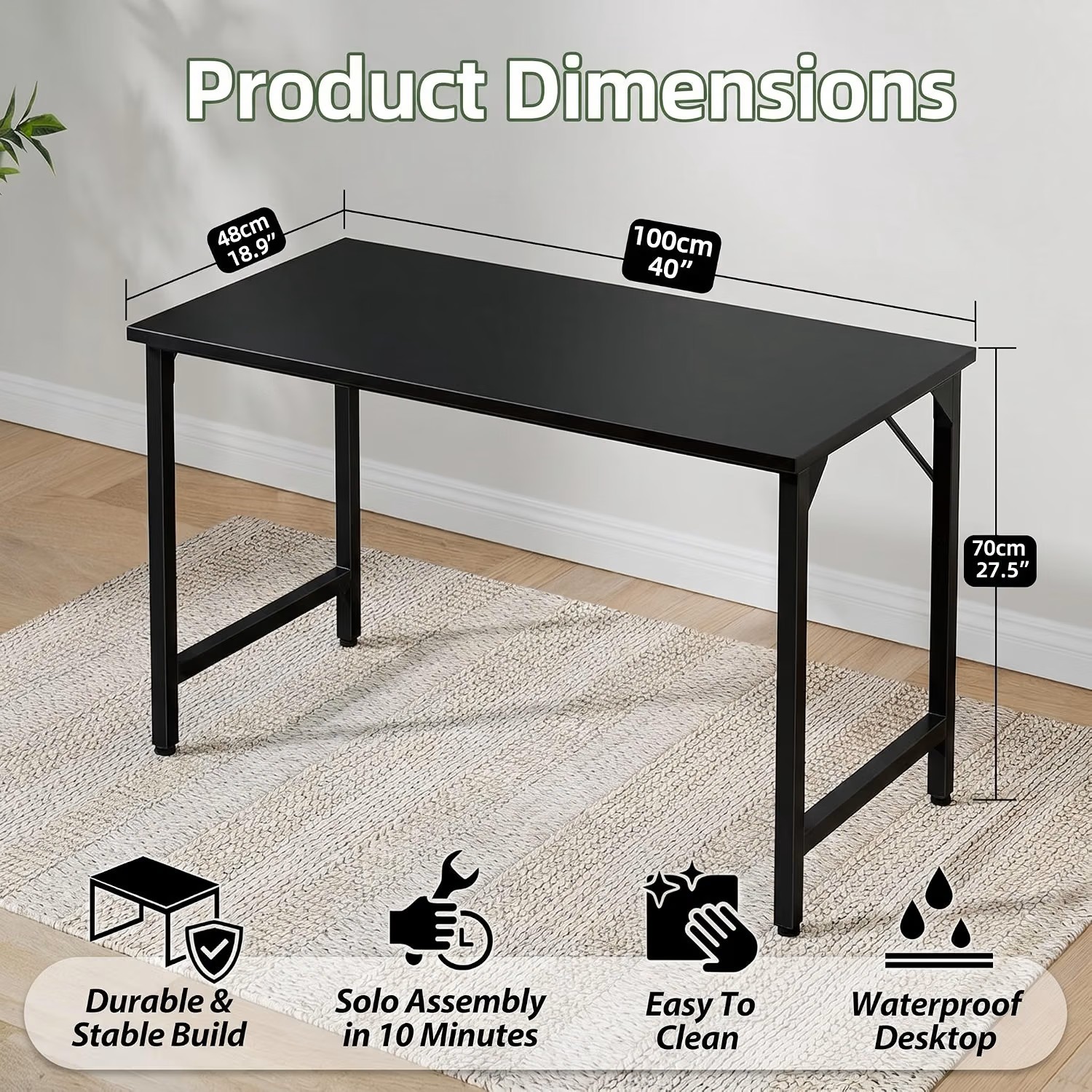 40 Inch Desk, Table - photo 2
