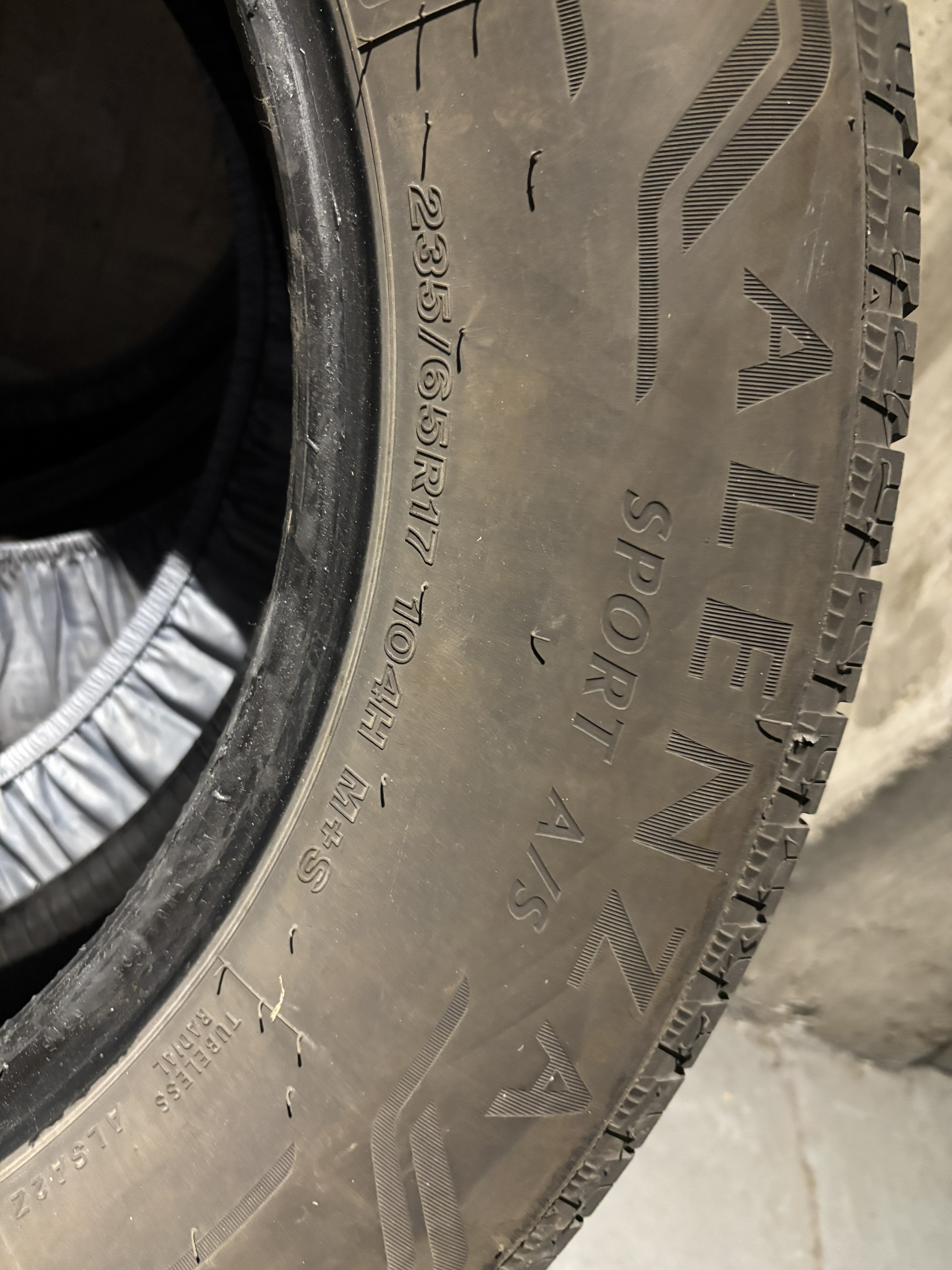 Complete Sets of 4 Tires (235/65R17) - All-Season & Winter Sets