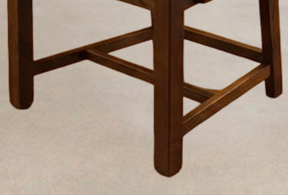 mid century modern walnut dining chairs - photo 3