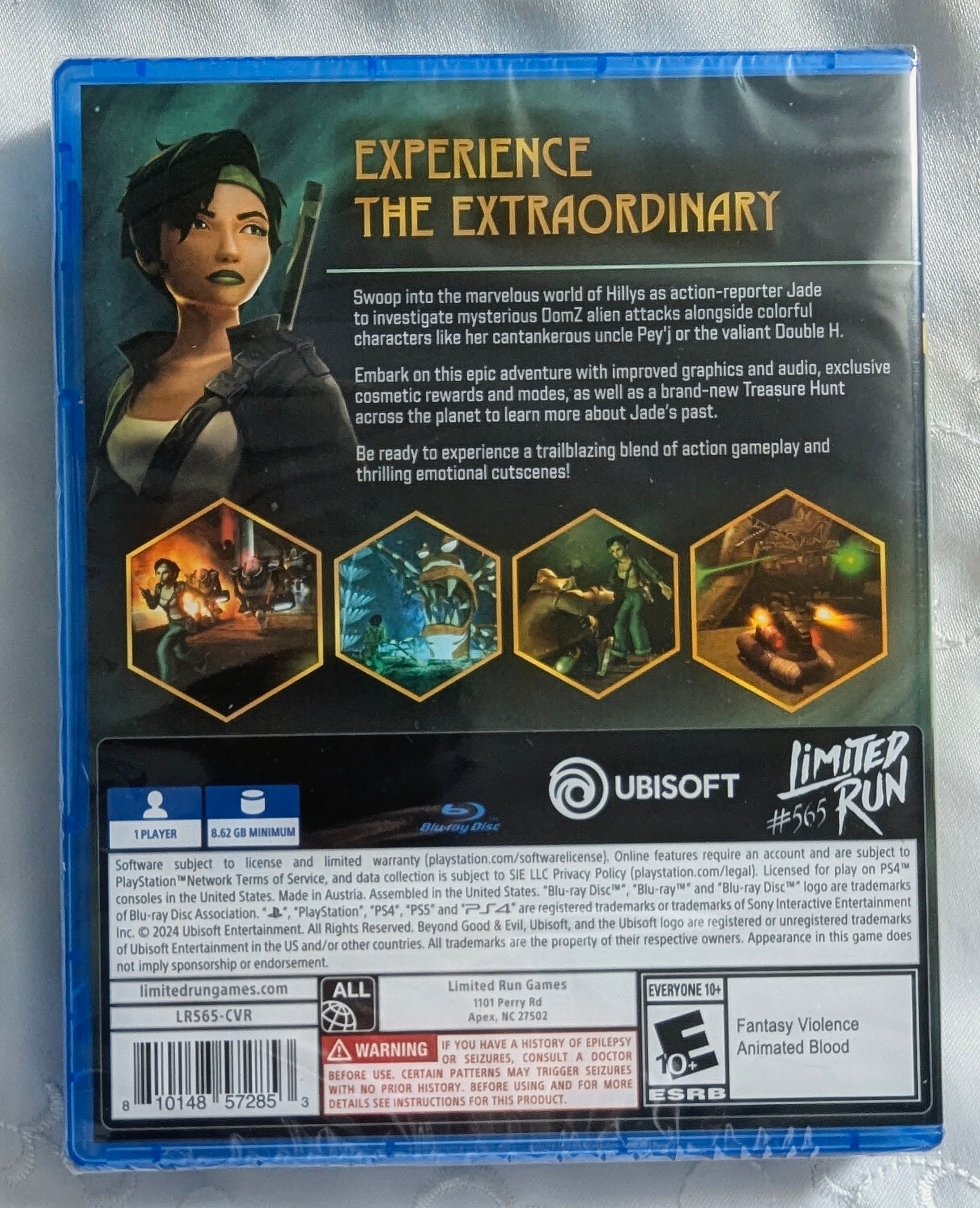 beyond good and evil 20th anniversary ps4 limited run BRAND NEW - photo 2