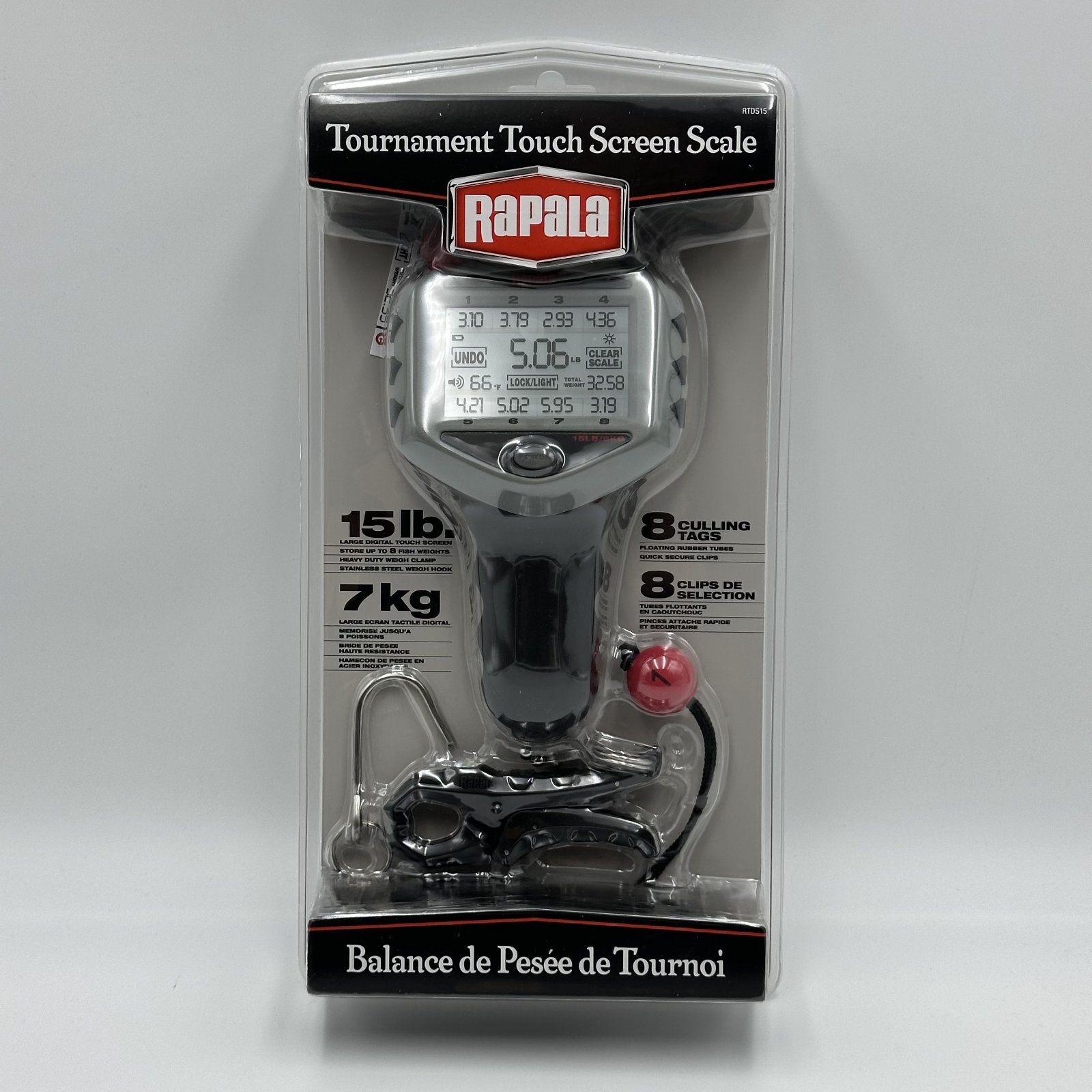 Rapala 15lb Tournament Touch Screen Scale RTDS15 NEW - photo 2
