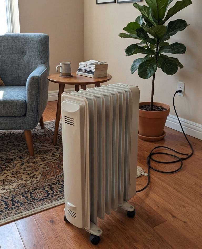 Oil-Filled Radiant Space Heater