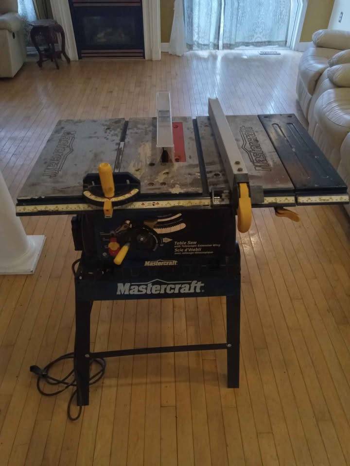 Mastercraft table saw - photo 4
