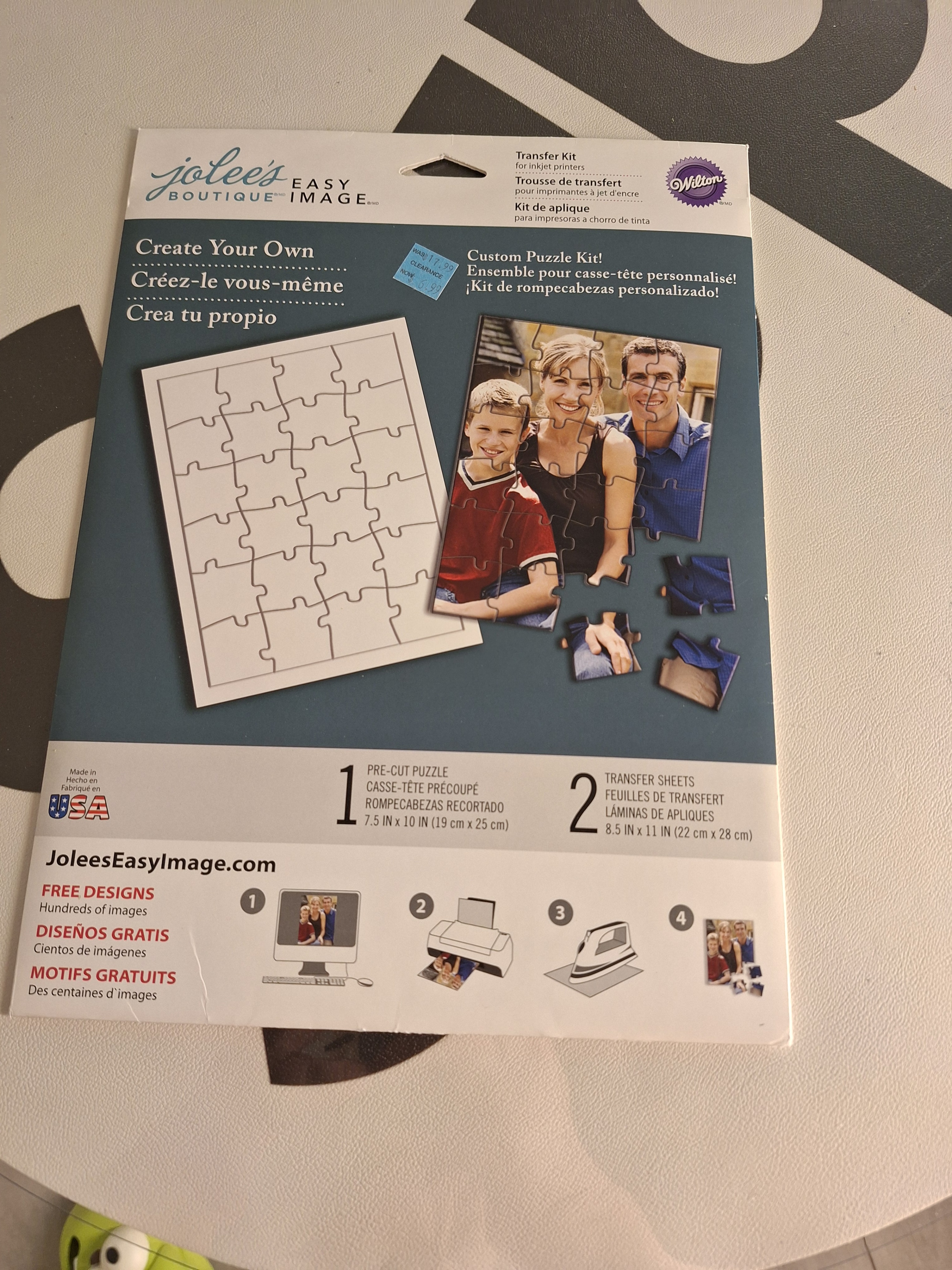 Jolee's Create your own Mouse pad and puzzle - photo 4