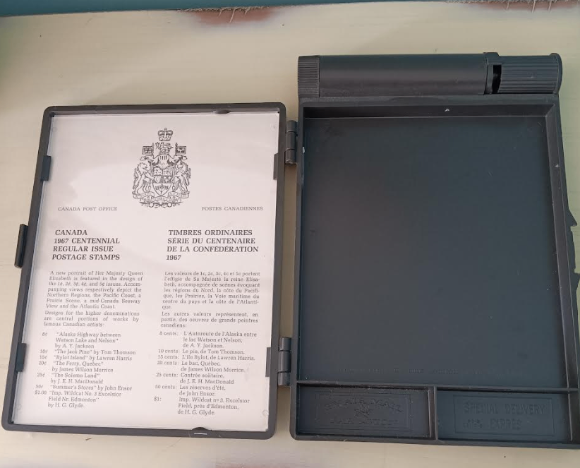 Canada Centennial Issue 1867 - 1967 stamps & stamp box - photo 4