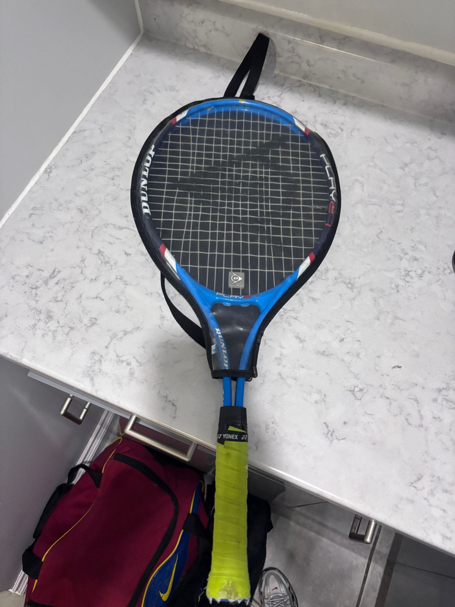 Dunlop Tennis Racquet with Wilson Cover